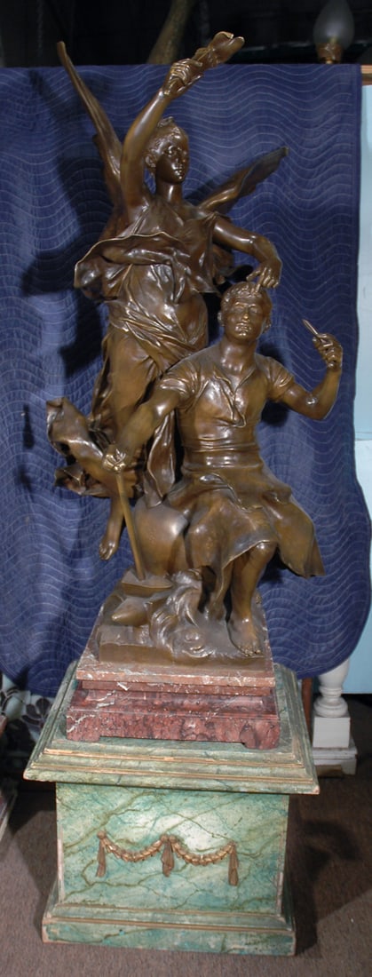 Bronze Sculpture - Jules Pierre Roulleau (1 of 5)