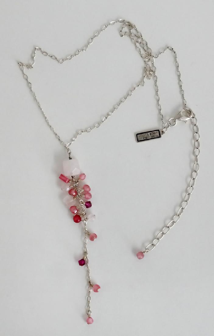 Sterling Silver KENDRA SCOTT rose quartz necklace (1 of 3)