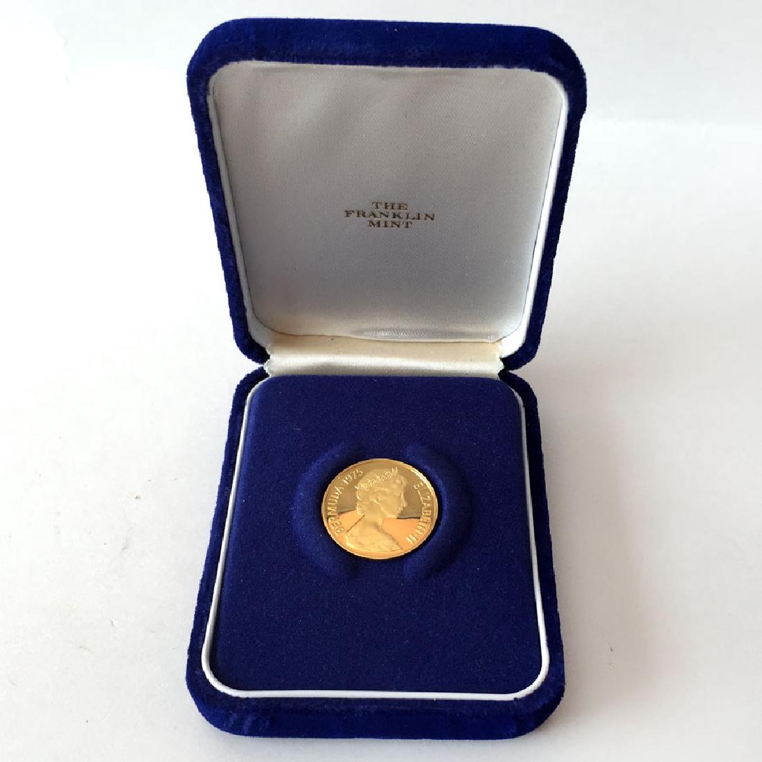 BERMUDA, 1975 ELIZABETH II 100$ ROYAL VISIT 90% fine (1 of 4)