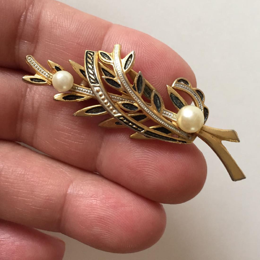 DAMASCENE, SPAIN: Gold plated black antique finish (1 of 3)