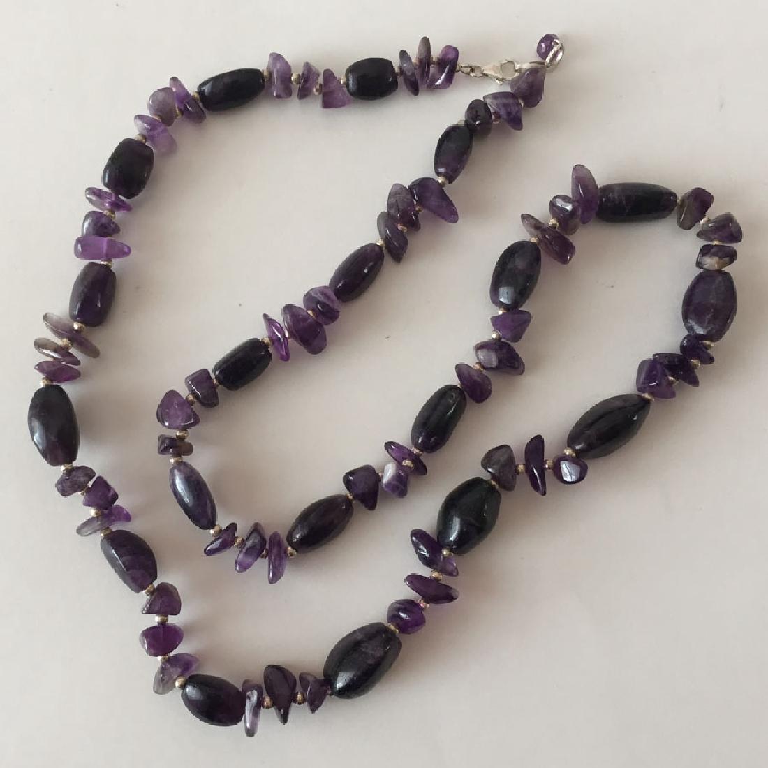 500 ct multi shaped amethyst and sterling silver round (1 of 4)