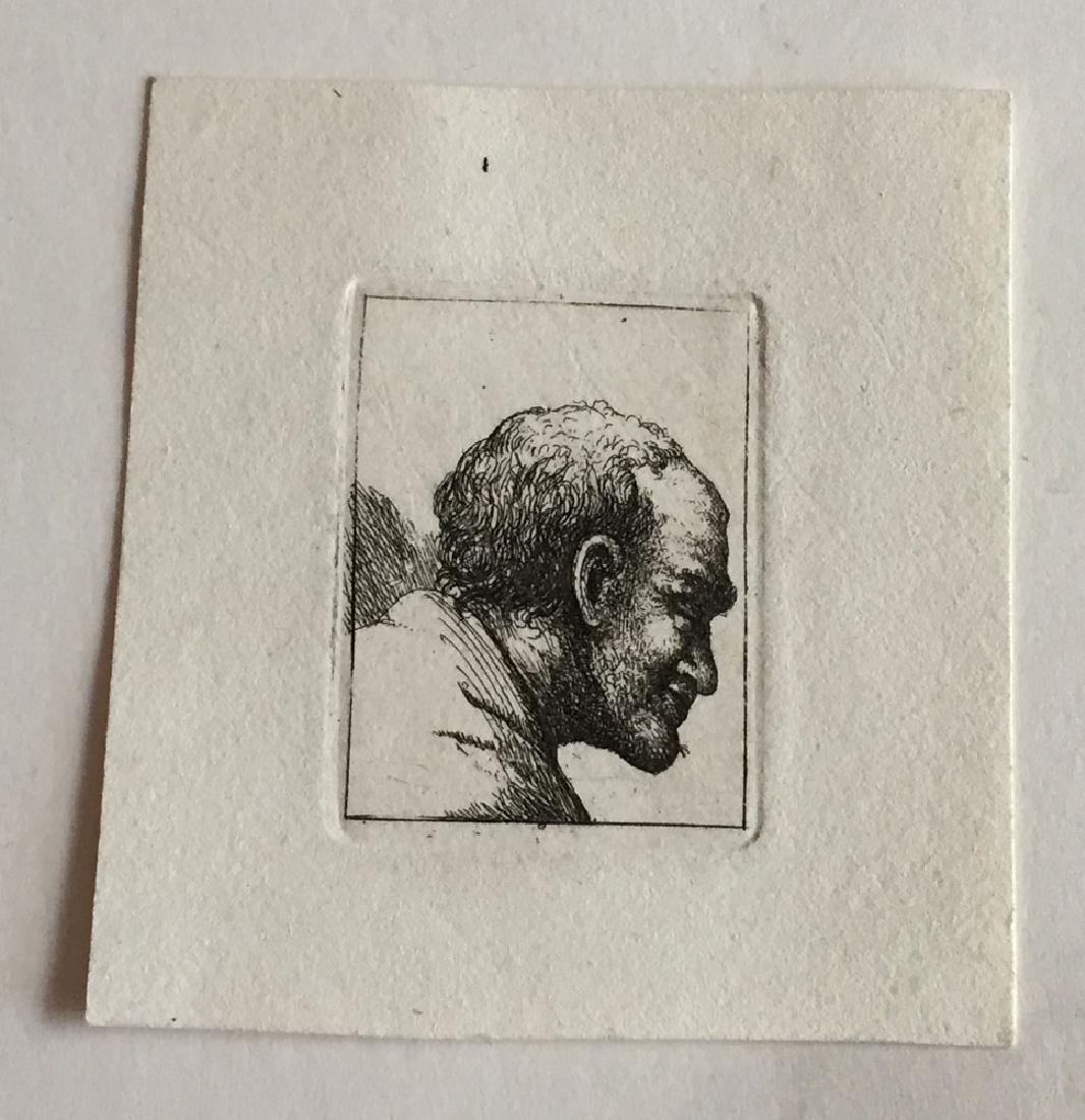 Antique very detailed Etching Adrian van Ostade (1 of 2)