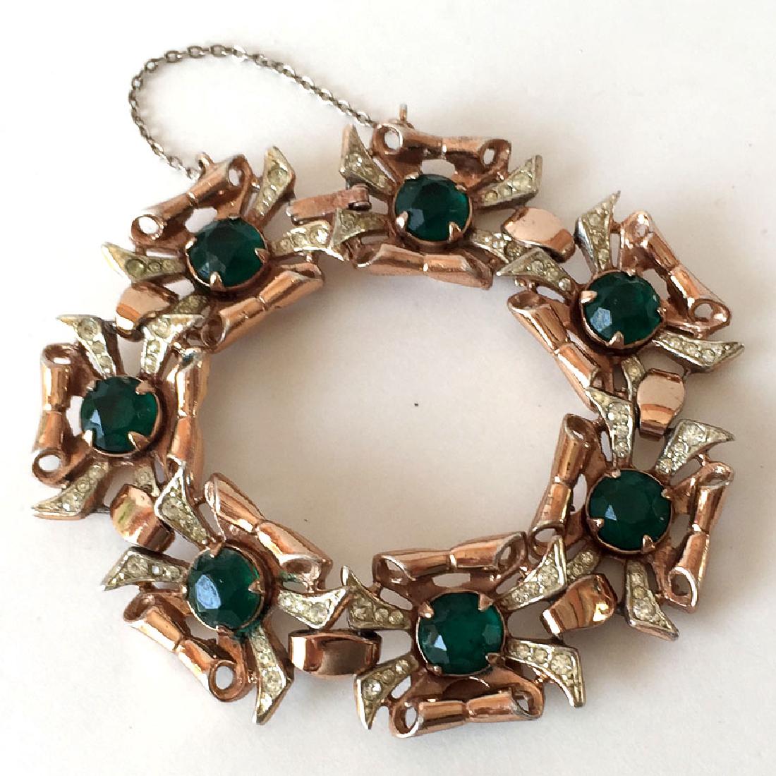 STERLING CORA CRAFT: Vintage pink color sterling silver (1 of 7)