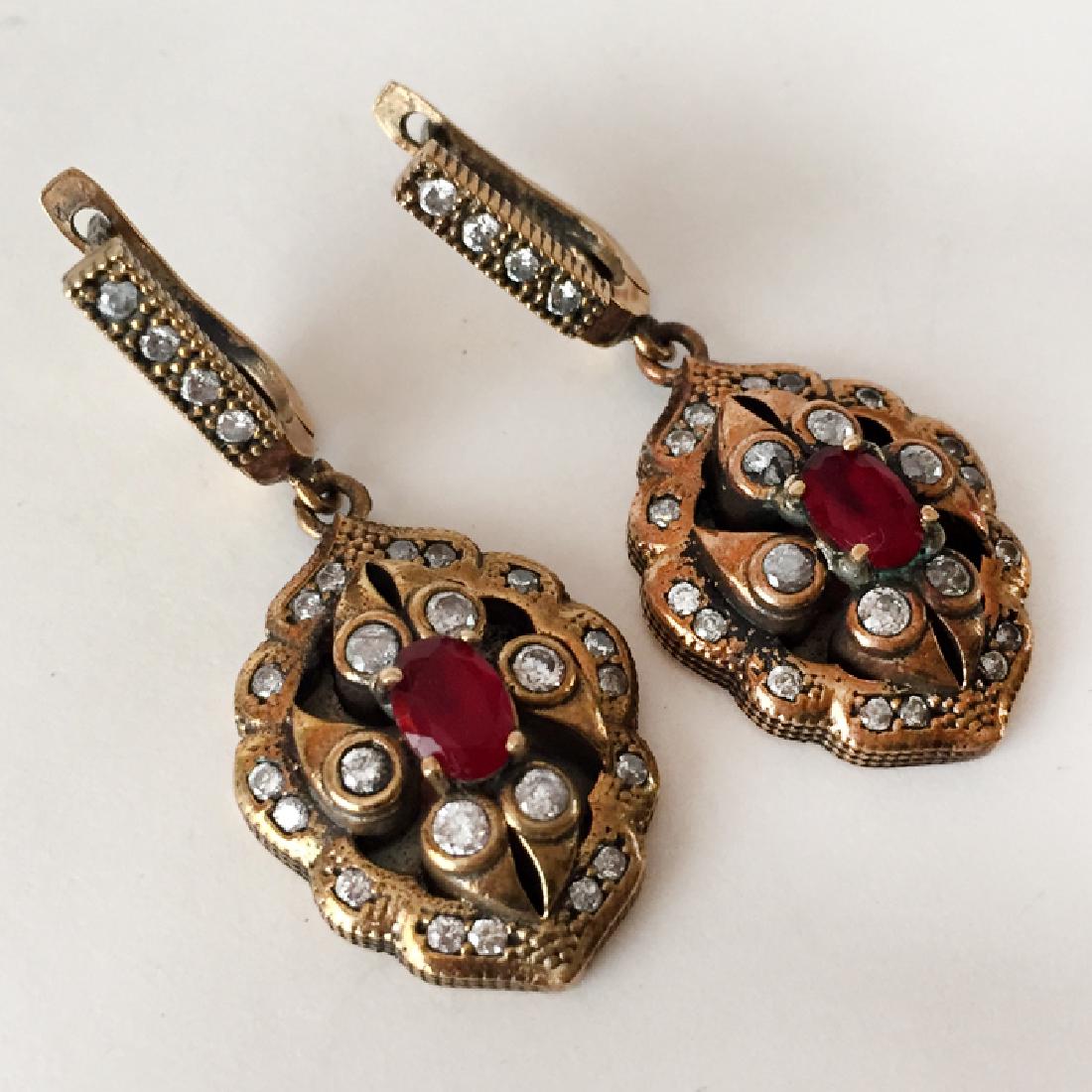 Sterling silver copper color black antique finish (1 of 5)