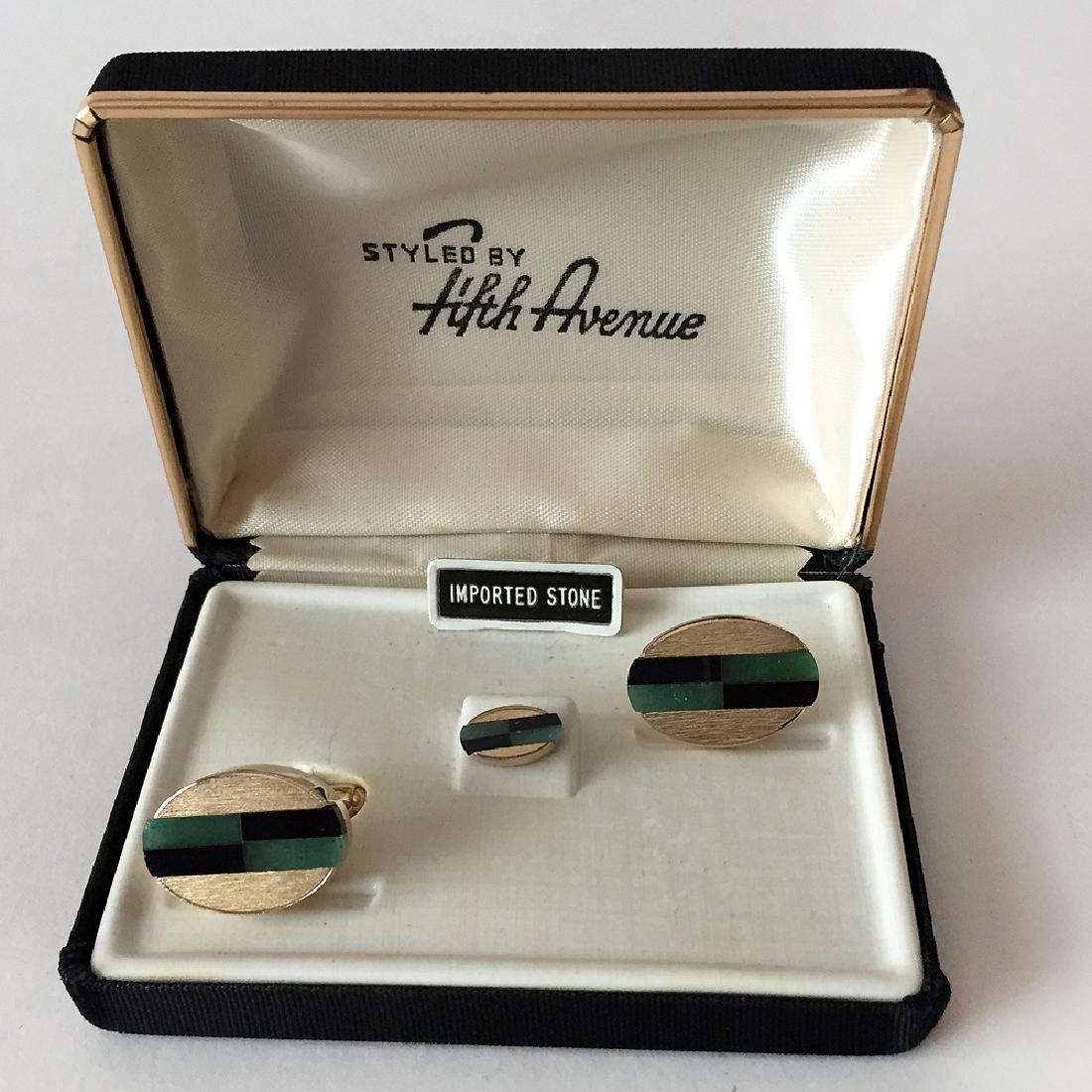 STYLED BY FIFTH AVENUE: Gold plated textured and shiny (1 of 4)