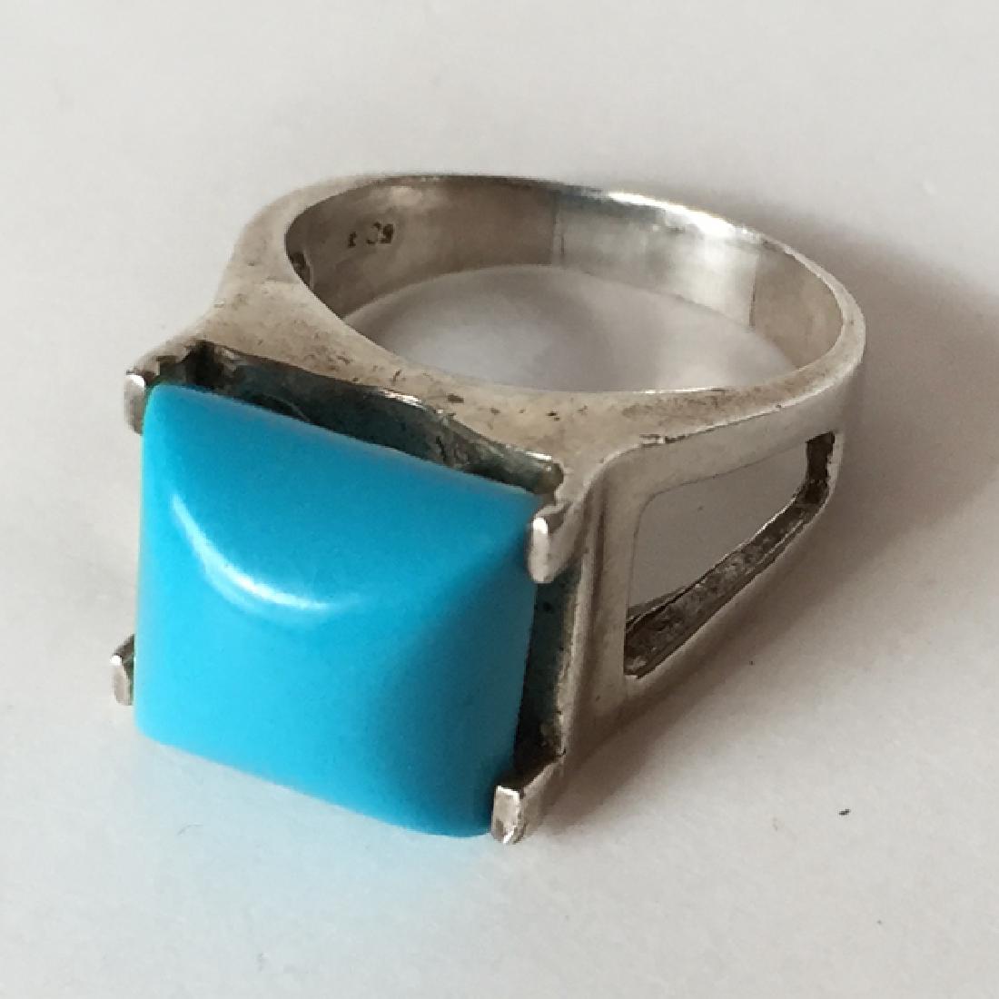 Sterling silver SLEEPING BEAUTY high quality turquoise (1 of 6)