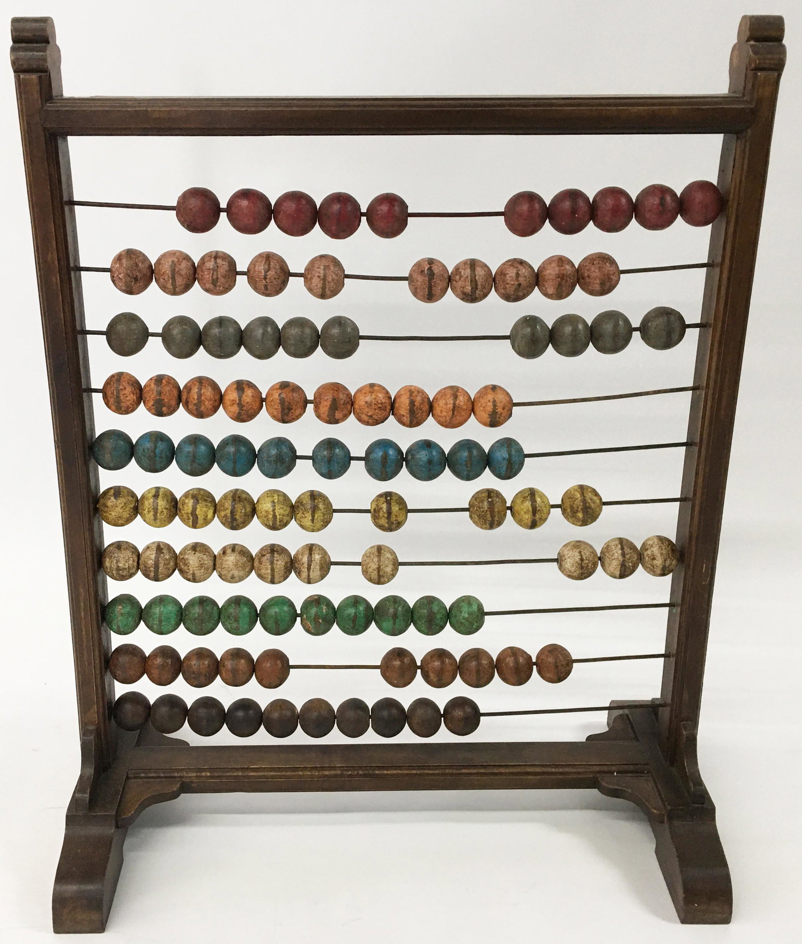 Wooden Abacus.: Measures appx. 29" high and 23" wide. Manufactured by "Go Home". Not antique.