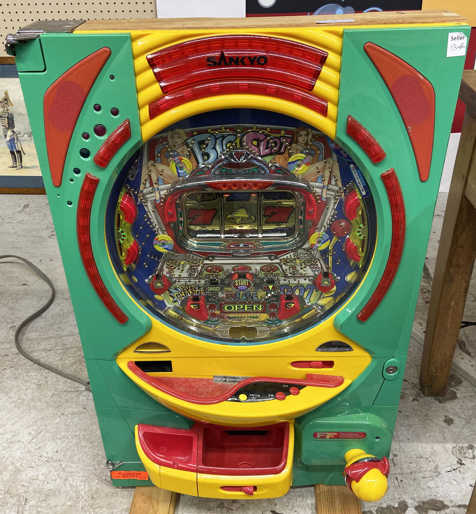 Sankyo Pachinko Game.: As Is - It turns on, but it Doesn't Seem to do Much More than that.