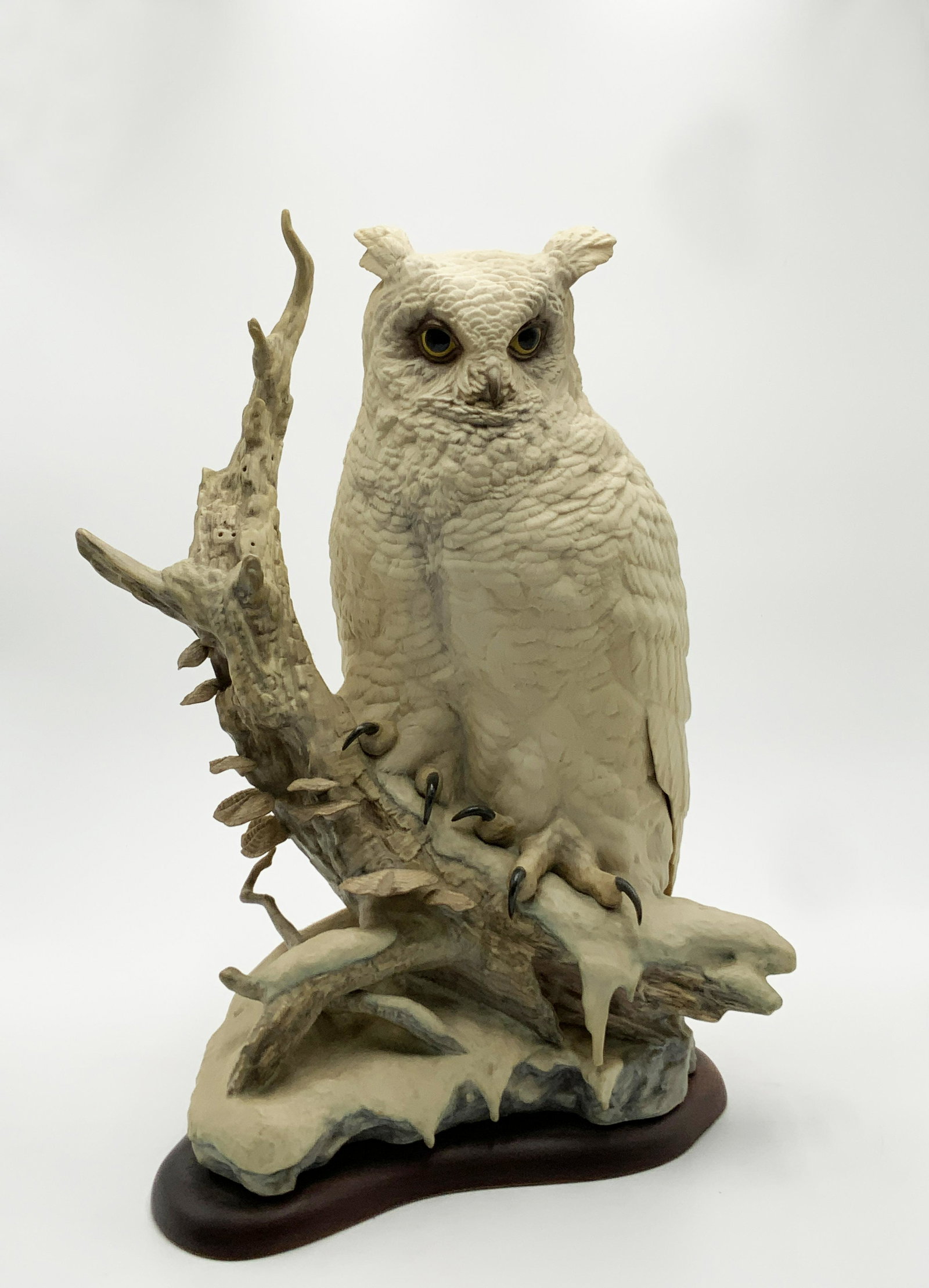 Great Horned Owl Cybis Bisque Figure - Ltd. Ed.: Limited to an Edition of 50. This one is Marked #35. In Excellent Condition. Measures 19" Tall. Third-Party Shipping Required.