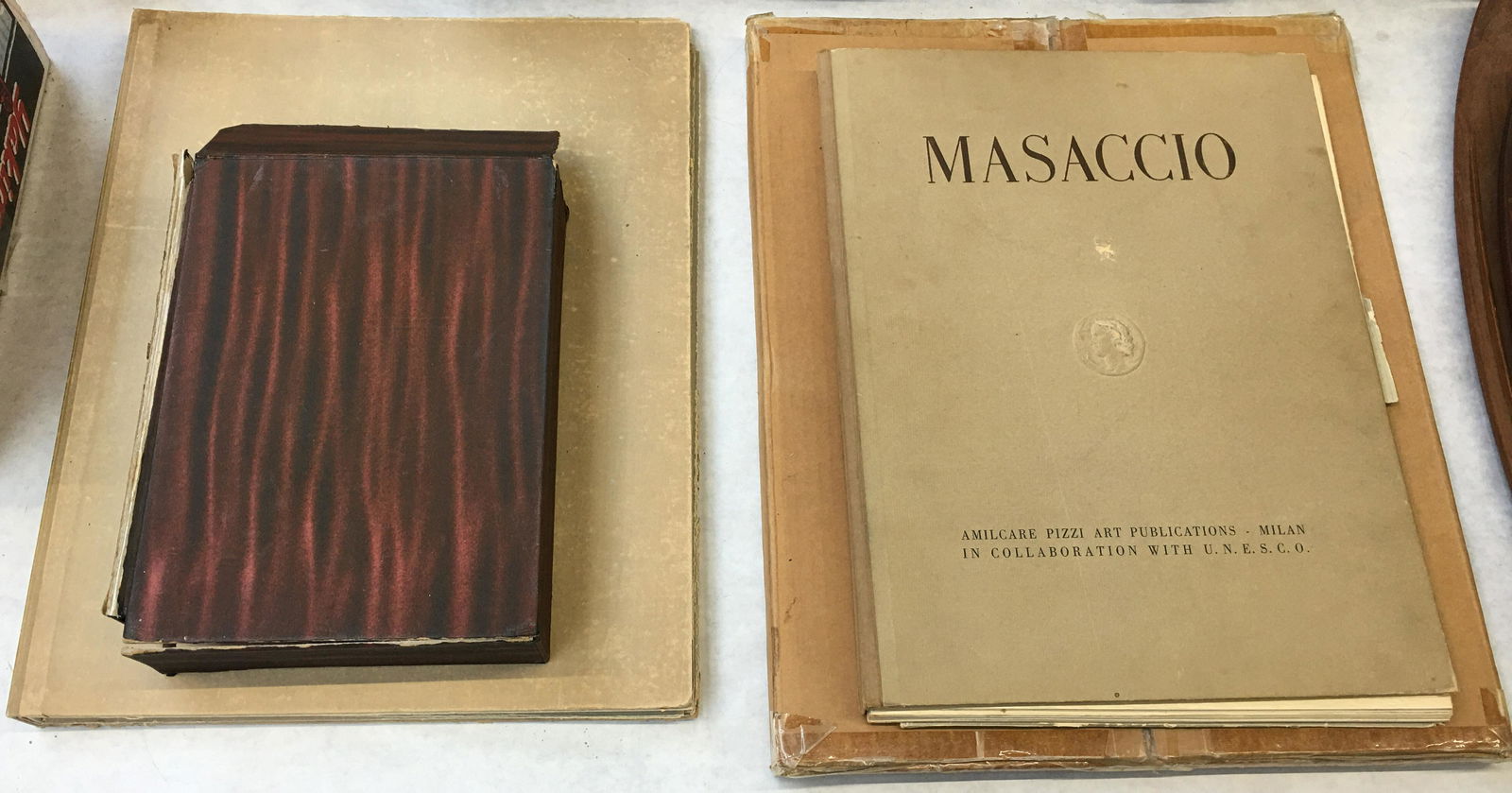 Lot of 3 Books / Portfolios - Georges Rouault, etc: Includes a Book "Les Reincarnations Du Pere Ubu" - May not be Complete, it Looks like many Etchings were Removed. Also, a Stella Vespertina Georges Rouault Book with Prints / Pictures. Also, a Jean Du
