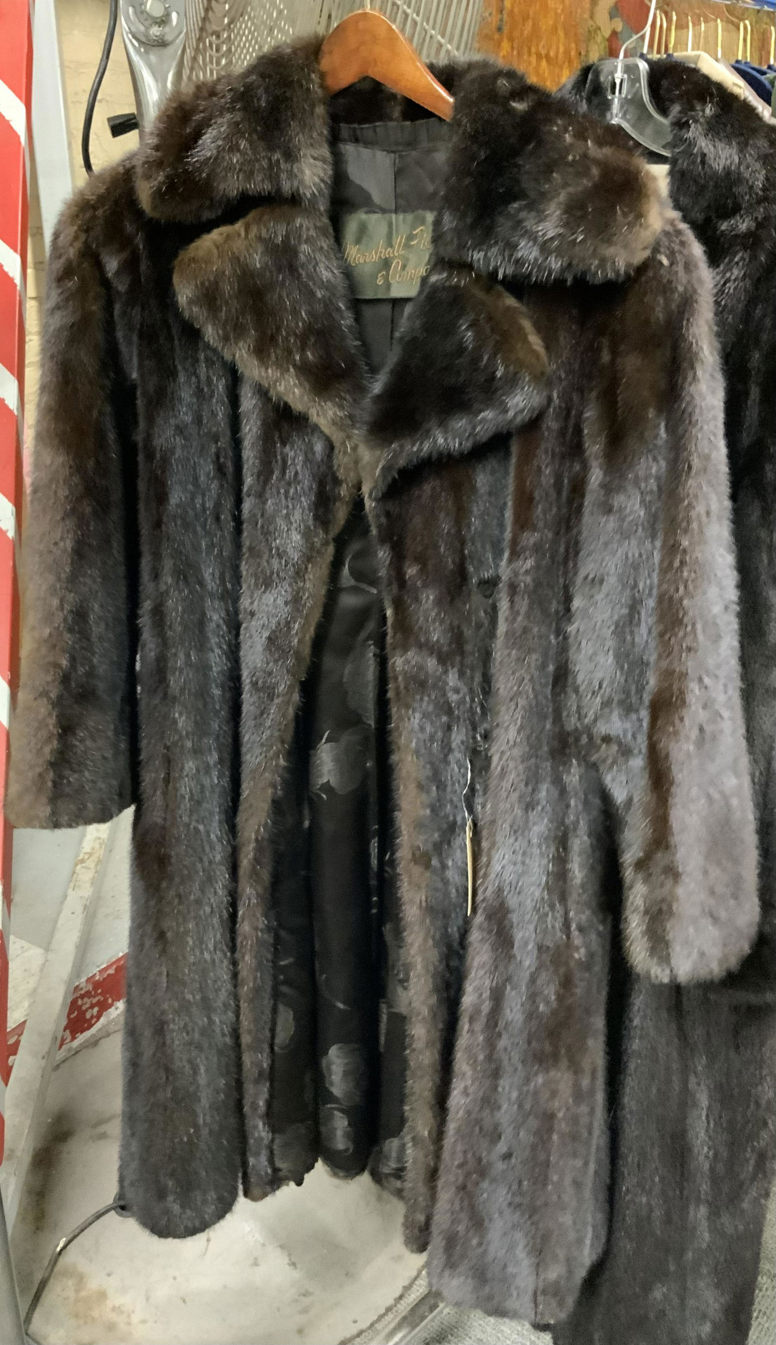 3/4 Length Mink Fur Coat.: In-House Shipping is Available for this Item.