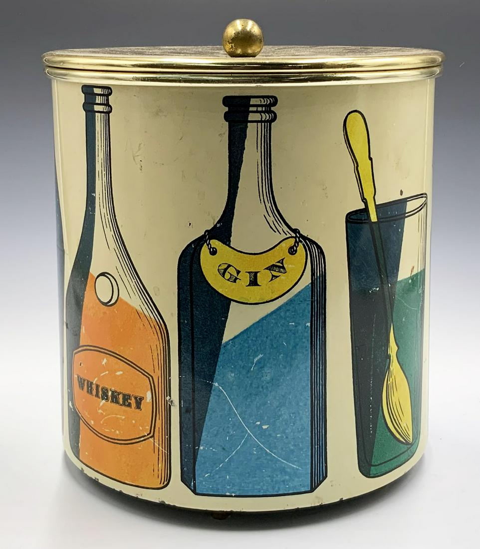 Vintage Fornasetti Italian Ice Bucket. (1 of 5)