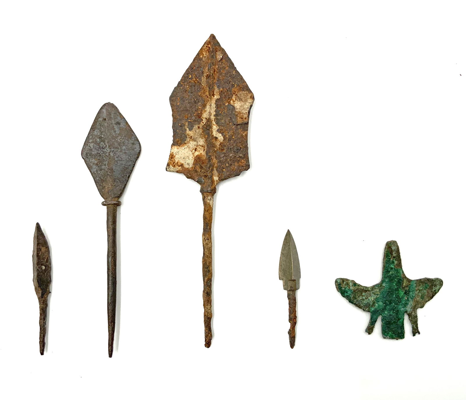 Han Dynasty Chinese Metal Weapon Assortment. (1 of 2)