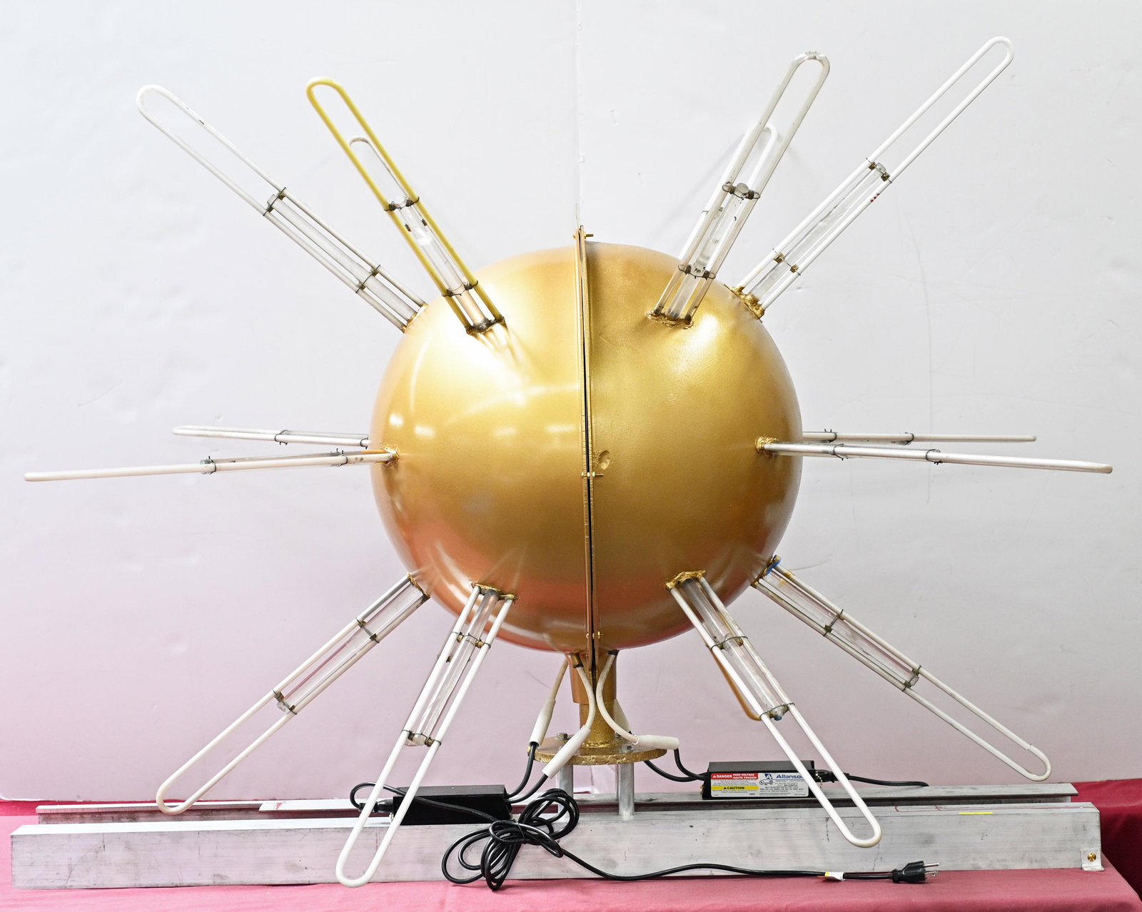 Unusual Vintage Neon "Sputnik" Light Fixture. (1 of 2)