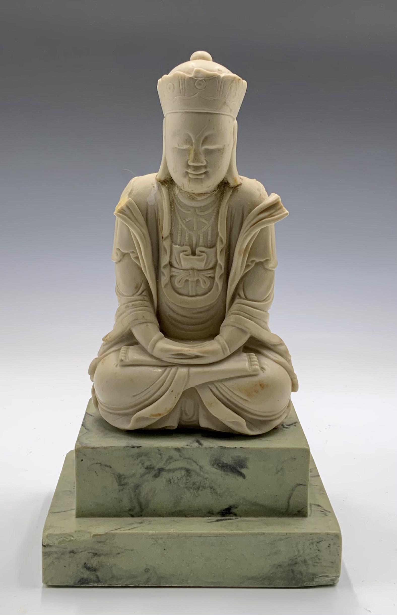 Composition Chinese Buddha Figure, AS IS. (1 of 3)