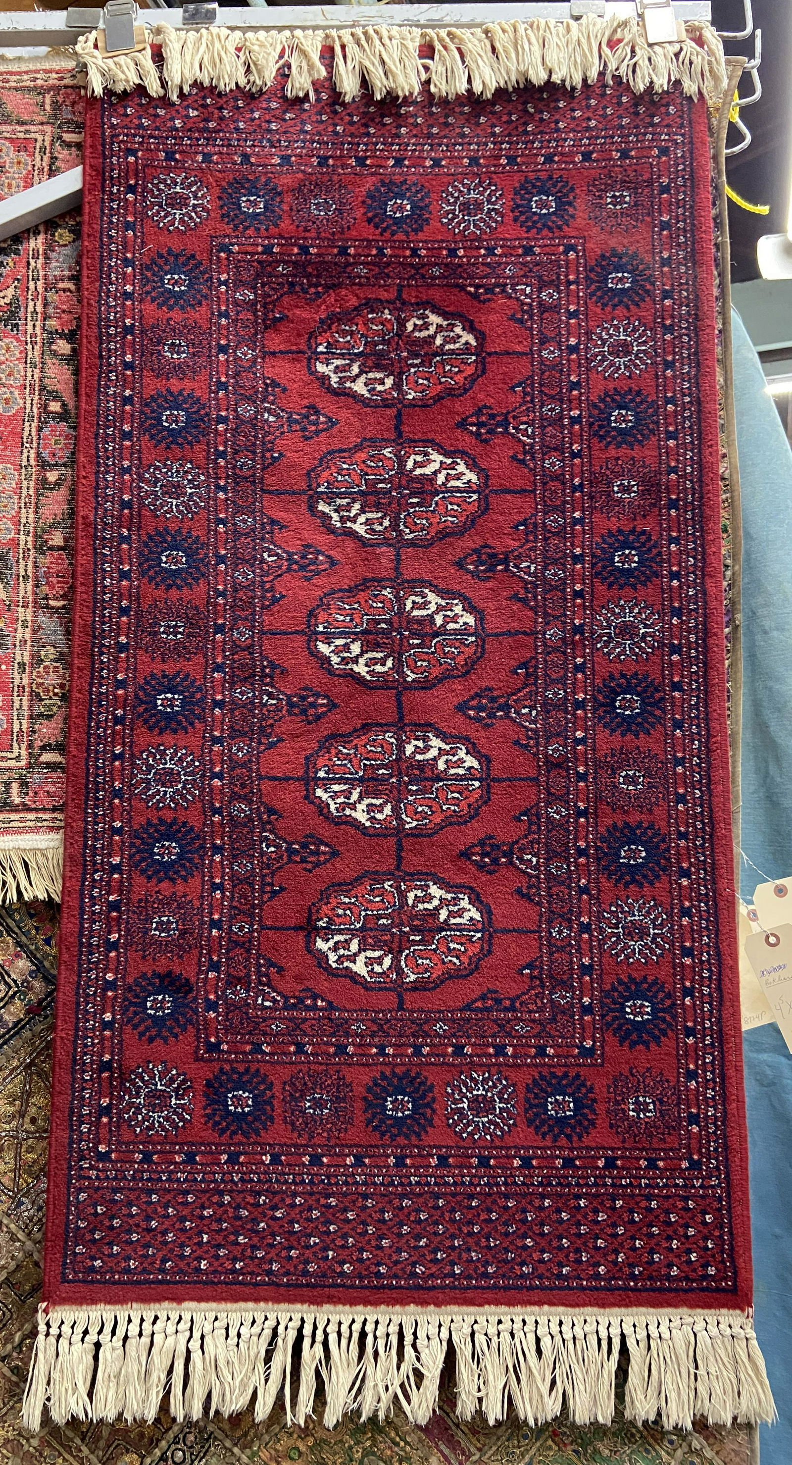 2' 3" x 4' 5" Red Bokhara Rug. (1 of 1)