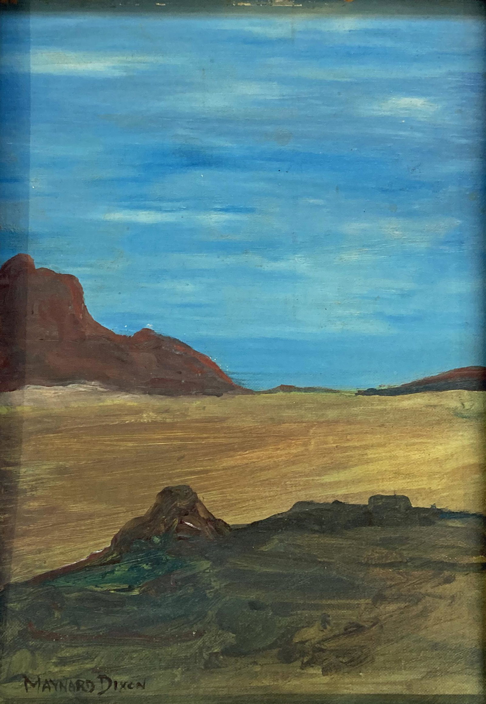 Desert Scene Painting sgd Maynard Dixon (Manner of (1 of 4)