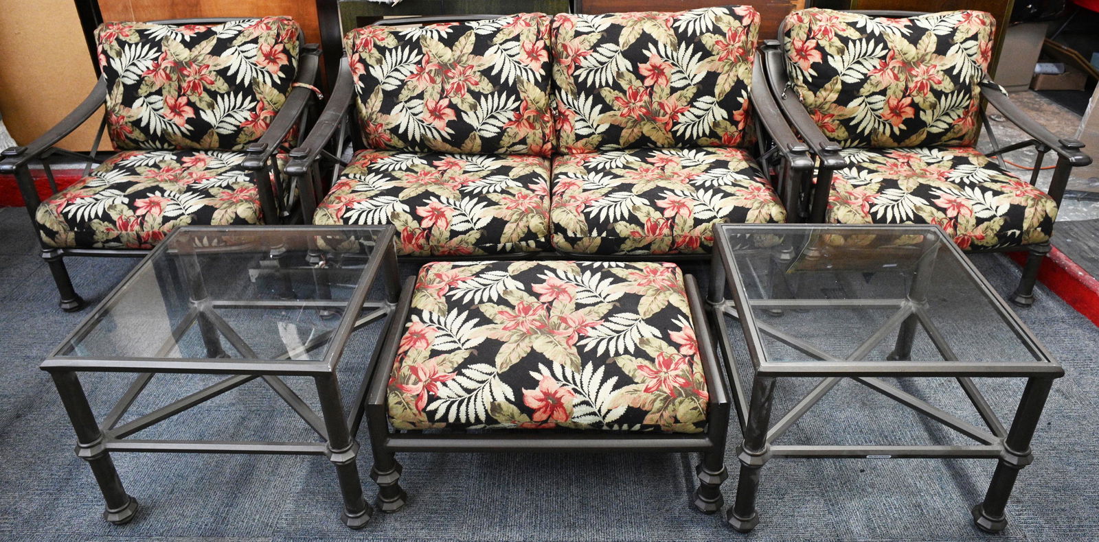 Brown-Jordan 6 Pc. Garden Patio Set. (1 of 2)