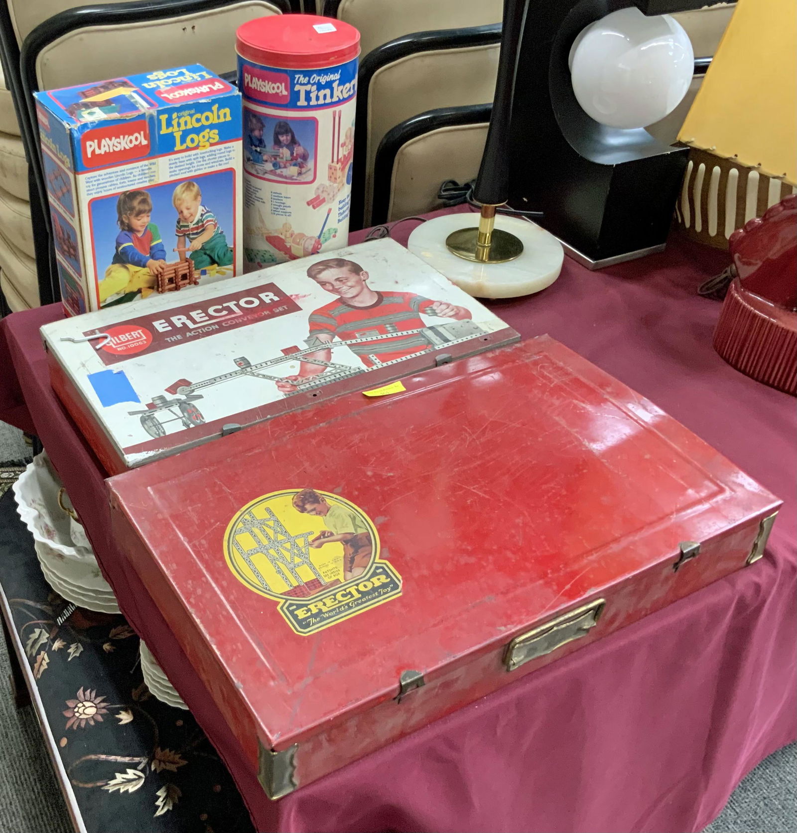 Lot of Erector Sets & Other Building Toys. (1 of 1)