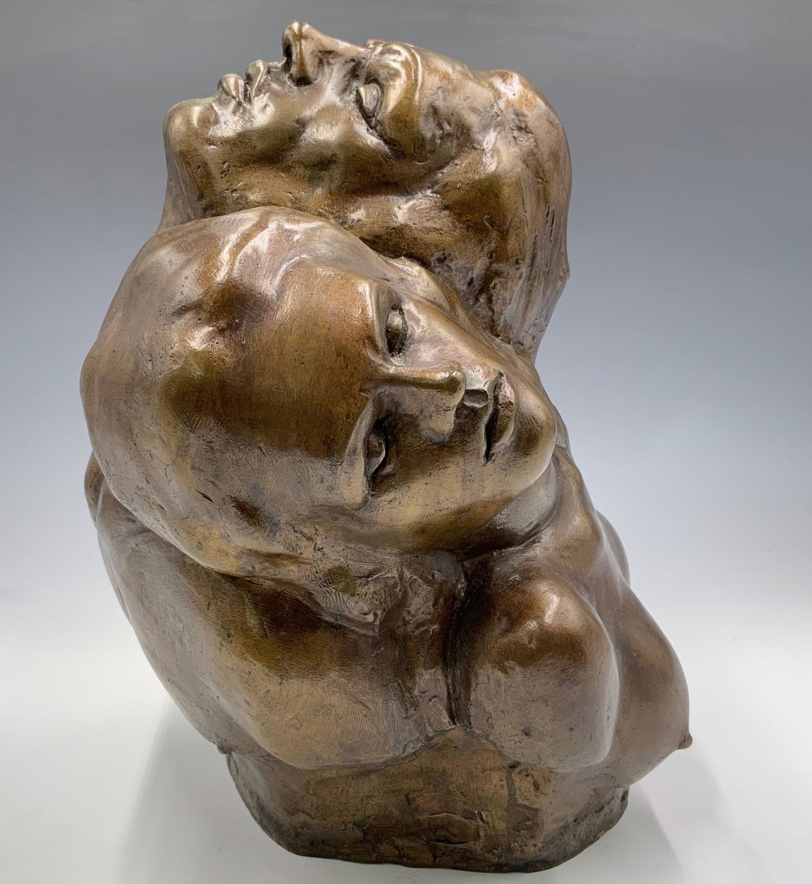 Victor Salmones Bronze Sculpture, "The Two of Us". (1 of 6)