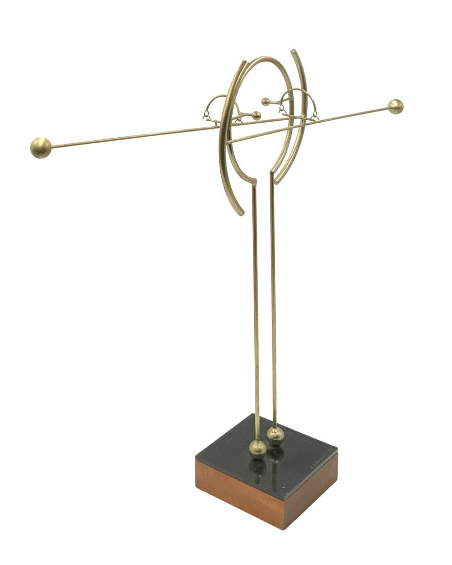 Vintage Kinetic Metal Sculpture by Joseph Burlini. (1 of 3)