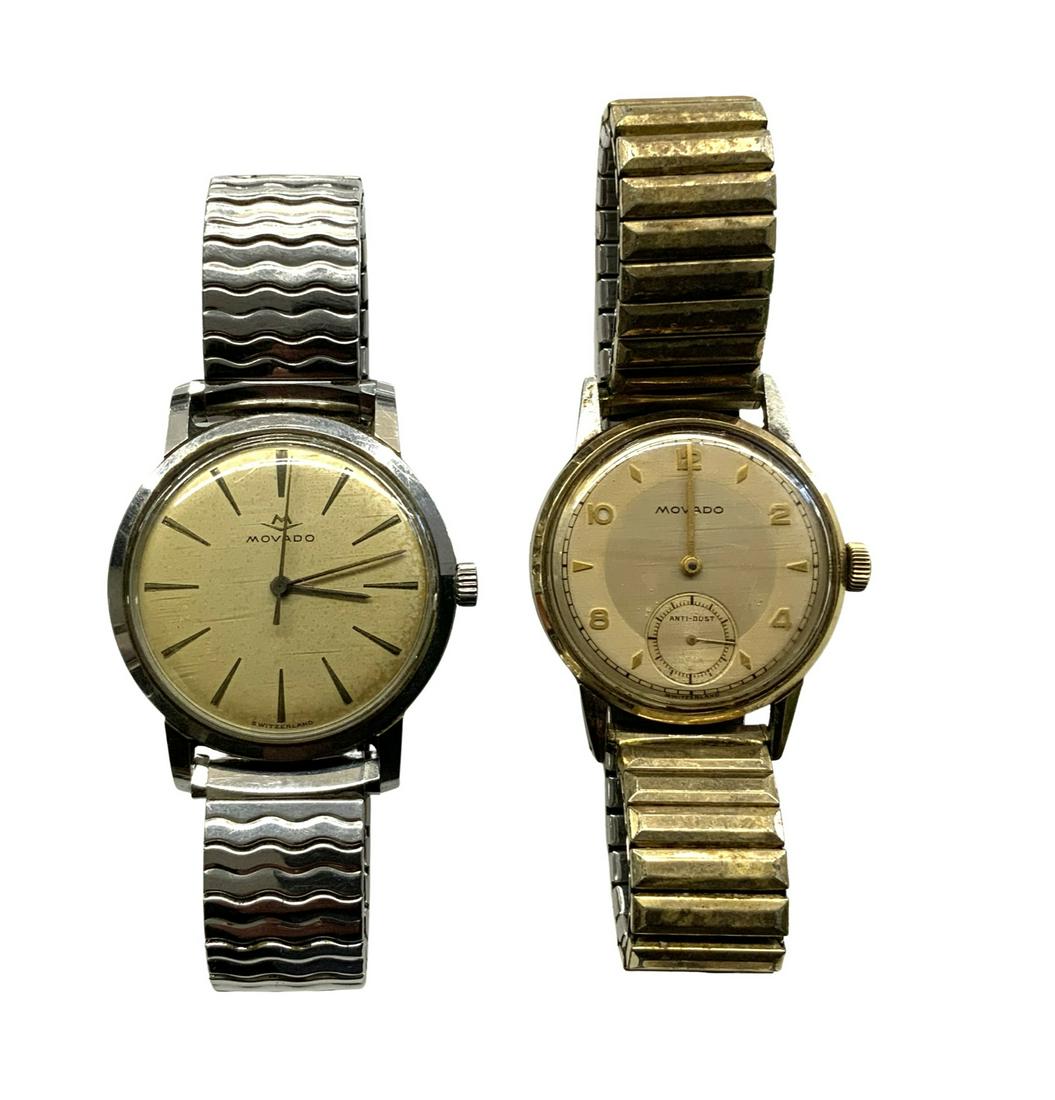 Lot of 2 Men's Vintage Movado Watches. (1 of 2)