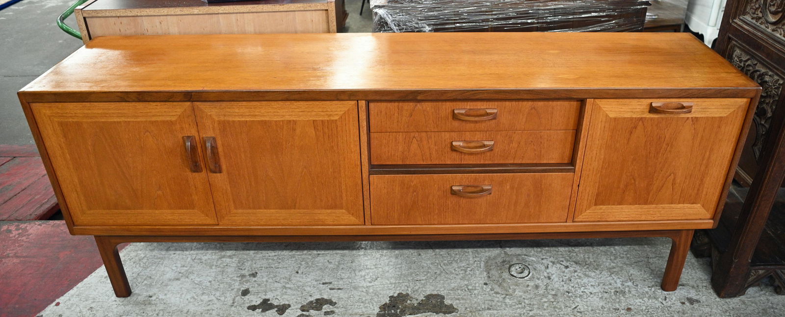 Sgd. Gplan Danish Modern Teakwood Credenza. (1 of 1)