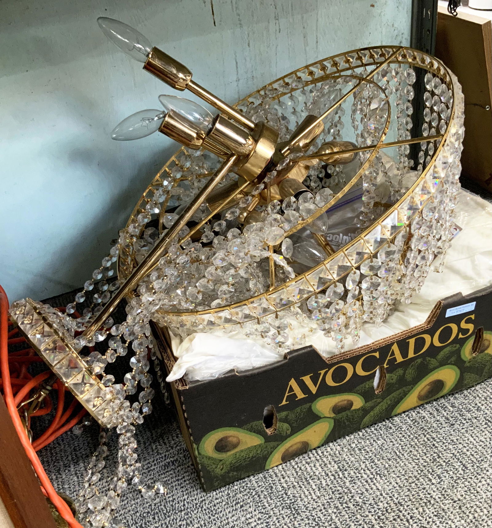 20" Crystal Ceiling Light Fixture. (1 of 1)