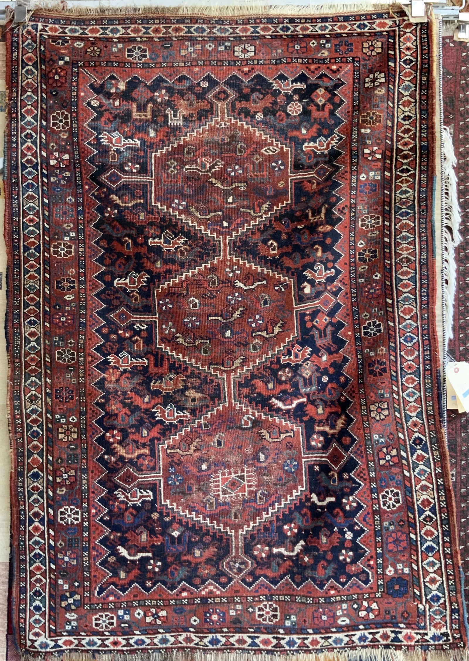 3' 9" x 5' 5" Caucasian-Type Rug. (1 of 2)