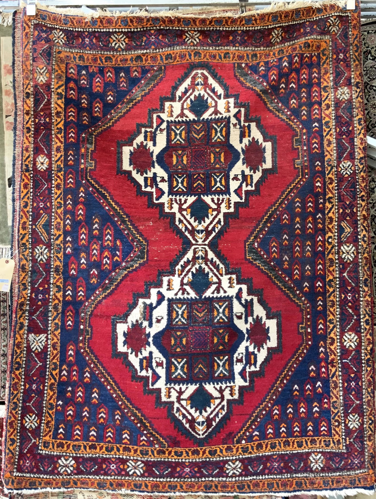 4' 6" x 6' Colorful Oriental Rug. (1 of 2)