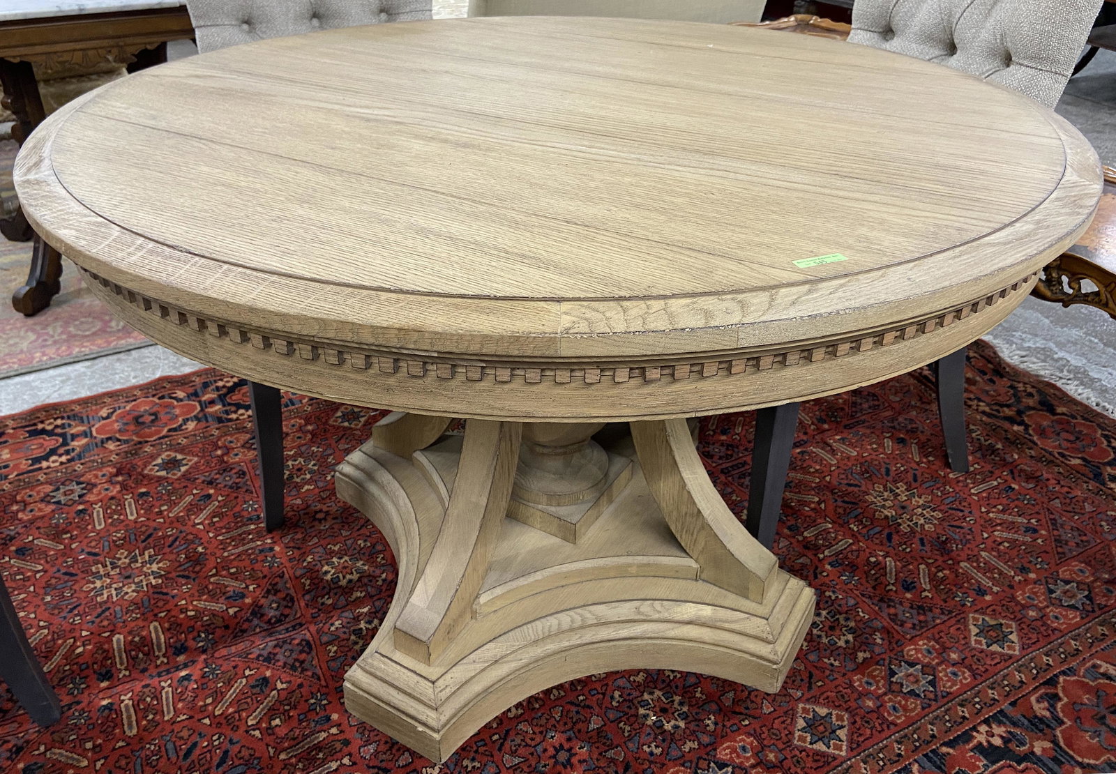 Modern "St. James" Style Round Dining Table. (1 of 1)