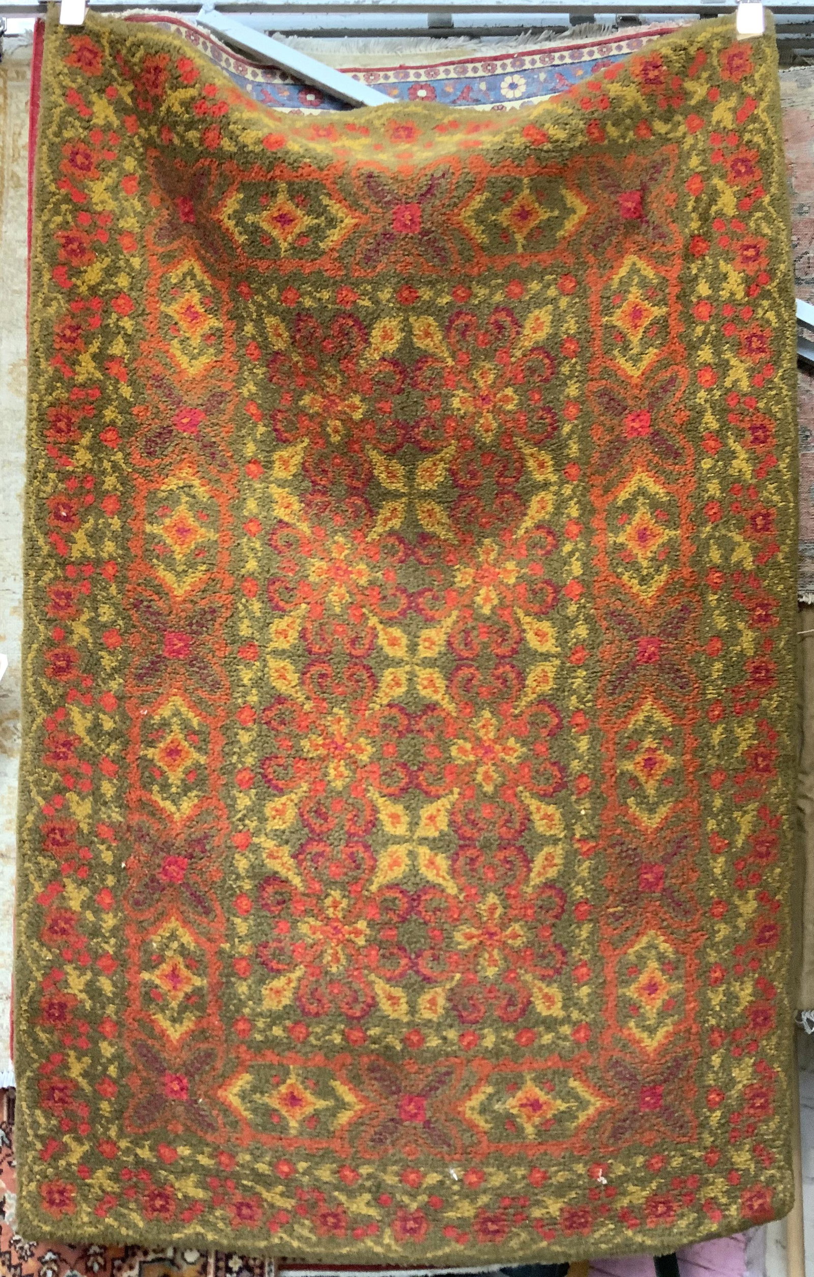 3' 10" x 6' 1940's Swedish Rug with Earth Tones. (1 of 1)