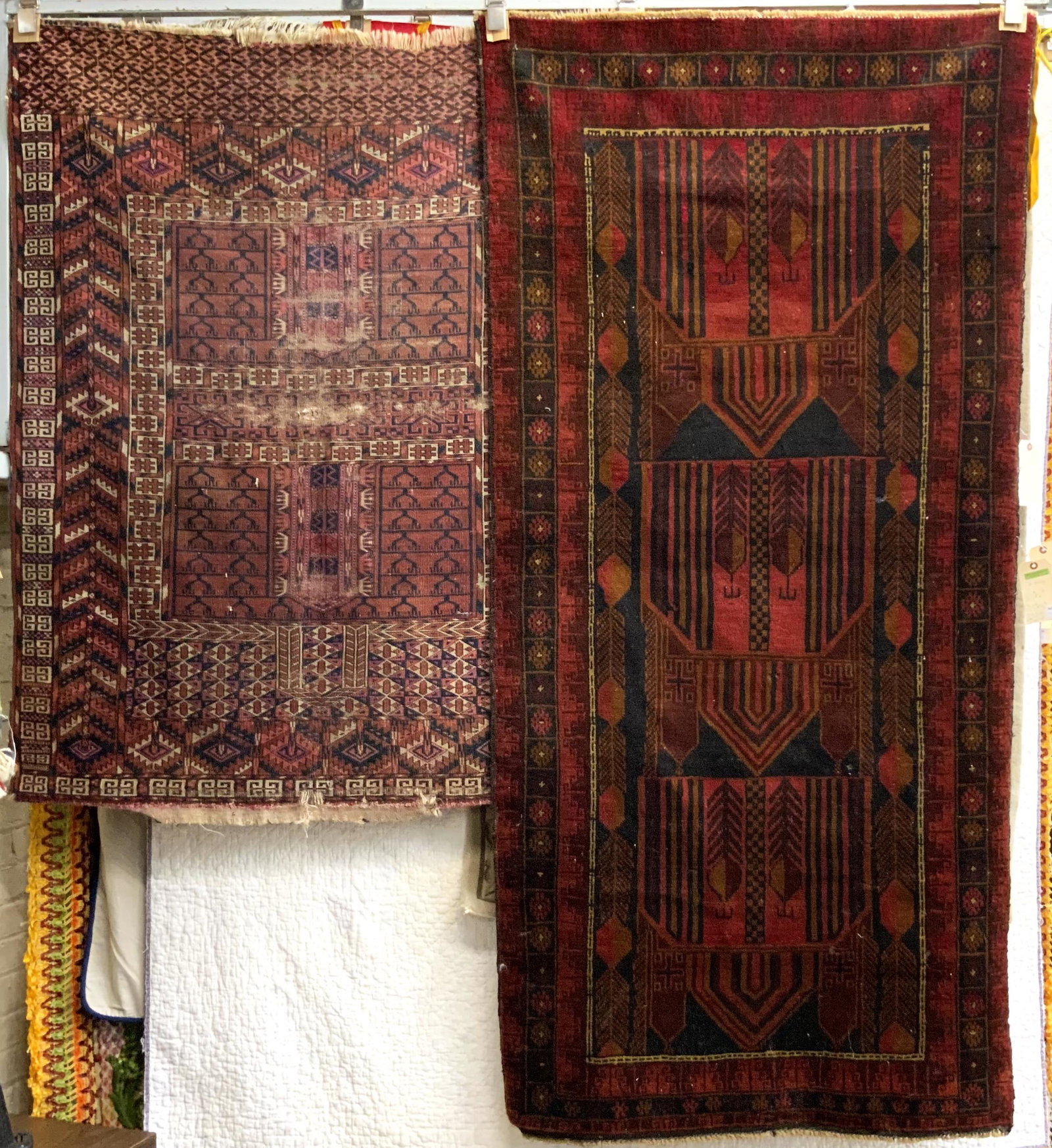 Lot of 2 Oriental Rugs, AS IS. (1 of 1)