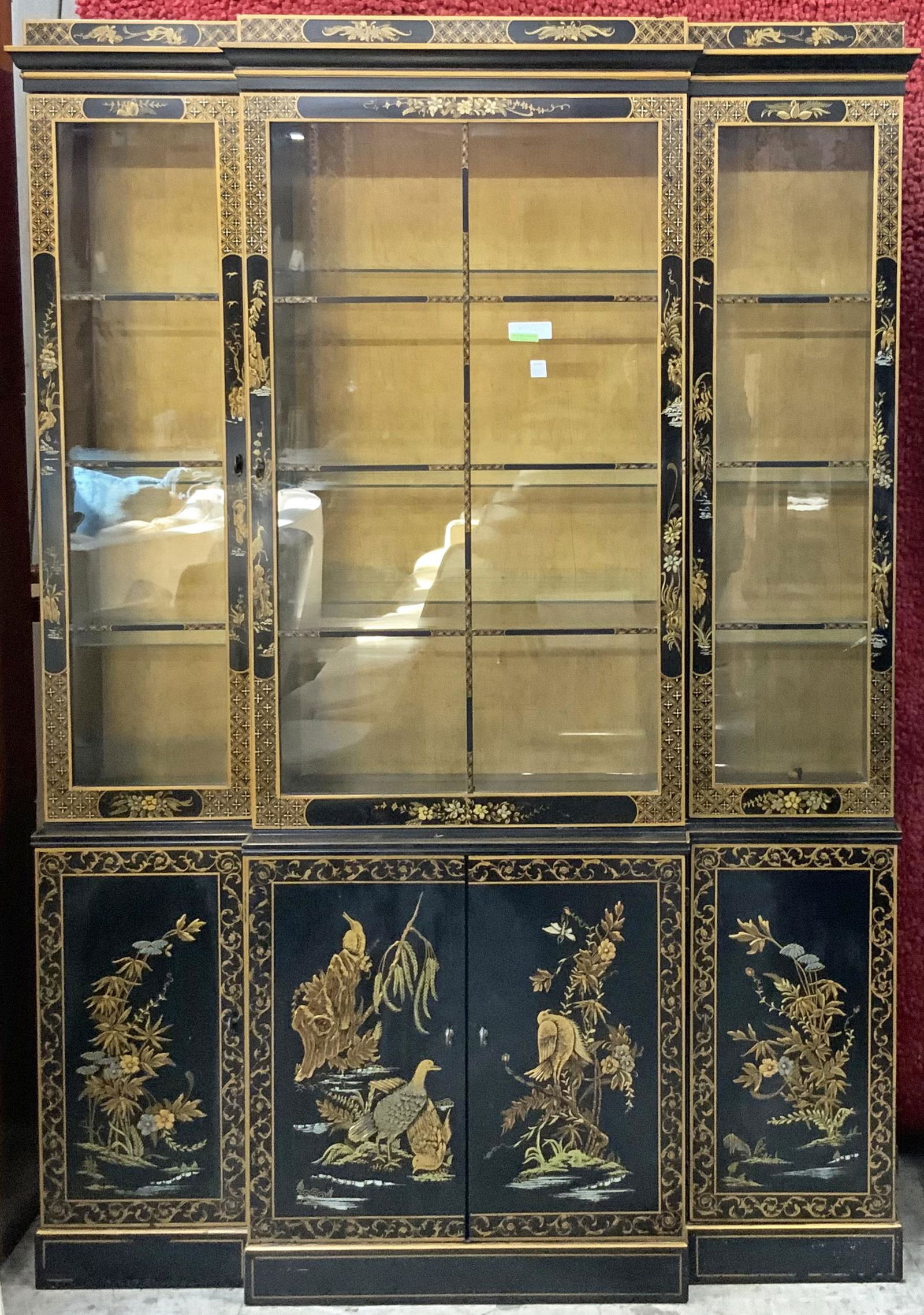 Drexel Asian China Cabinet. (1 of 1)