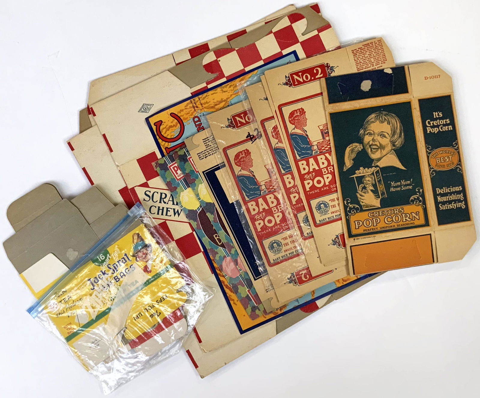 15 Pcs. Vintage Advertising Paperboard Packaging. (1 of 1)