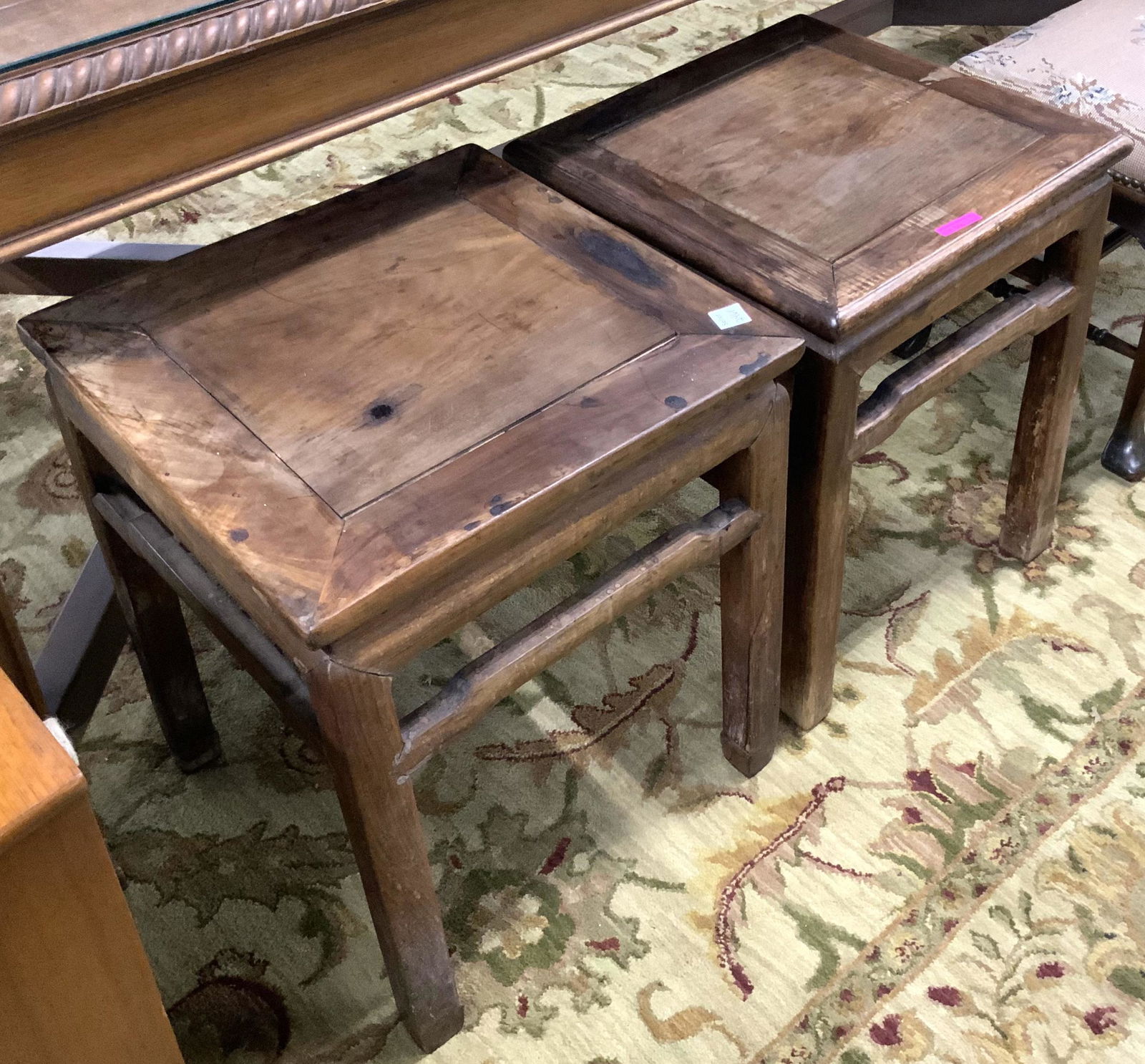 Pair of Small, Low Chinese Tables. (1 of 1)