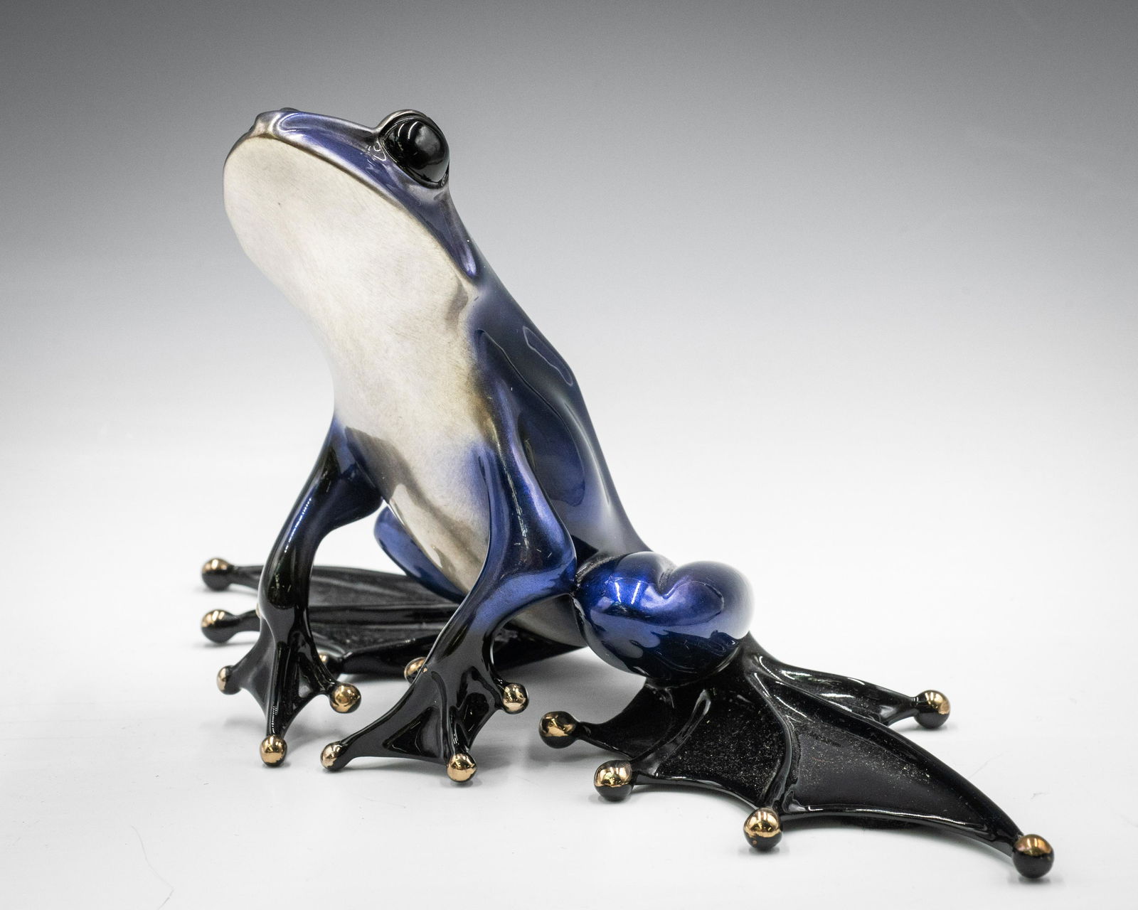 Tim Cotterill Bronze and Enamel Frog w/ Big Feet. (1 of 7)