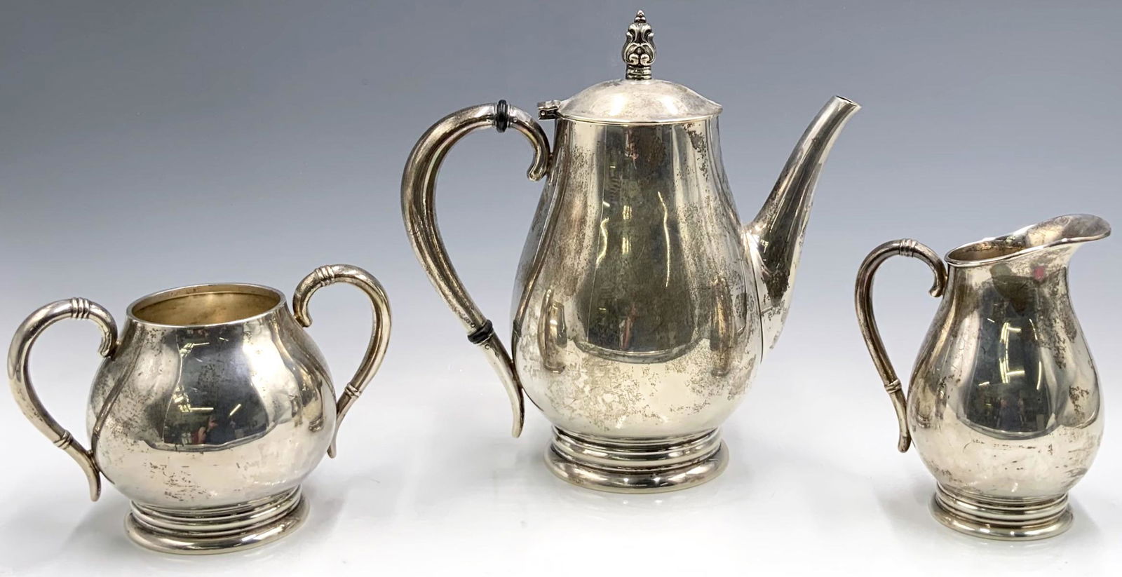 Set of 3 Royal Danish Sterling Coffee Pcs. (1 of 2)
