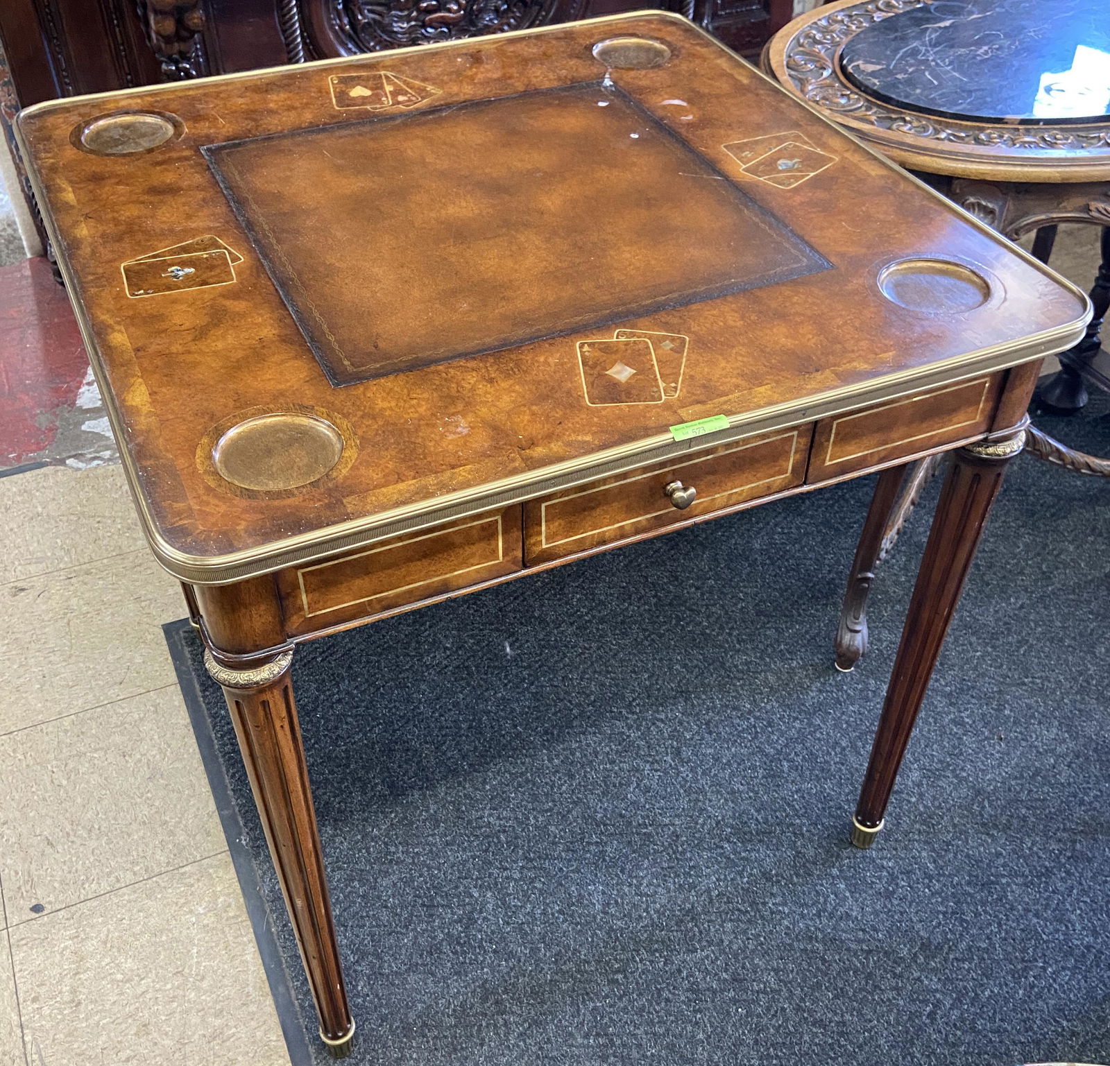 Theodore Alexander Poker / Game Table. (1 of 1)