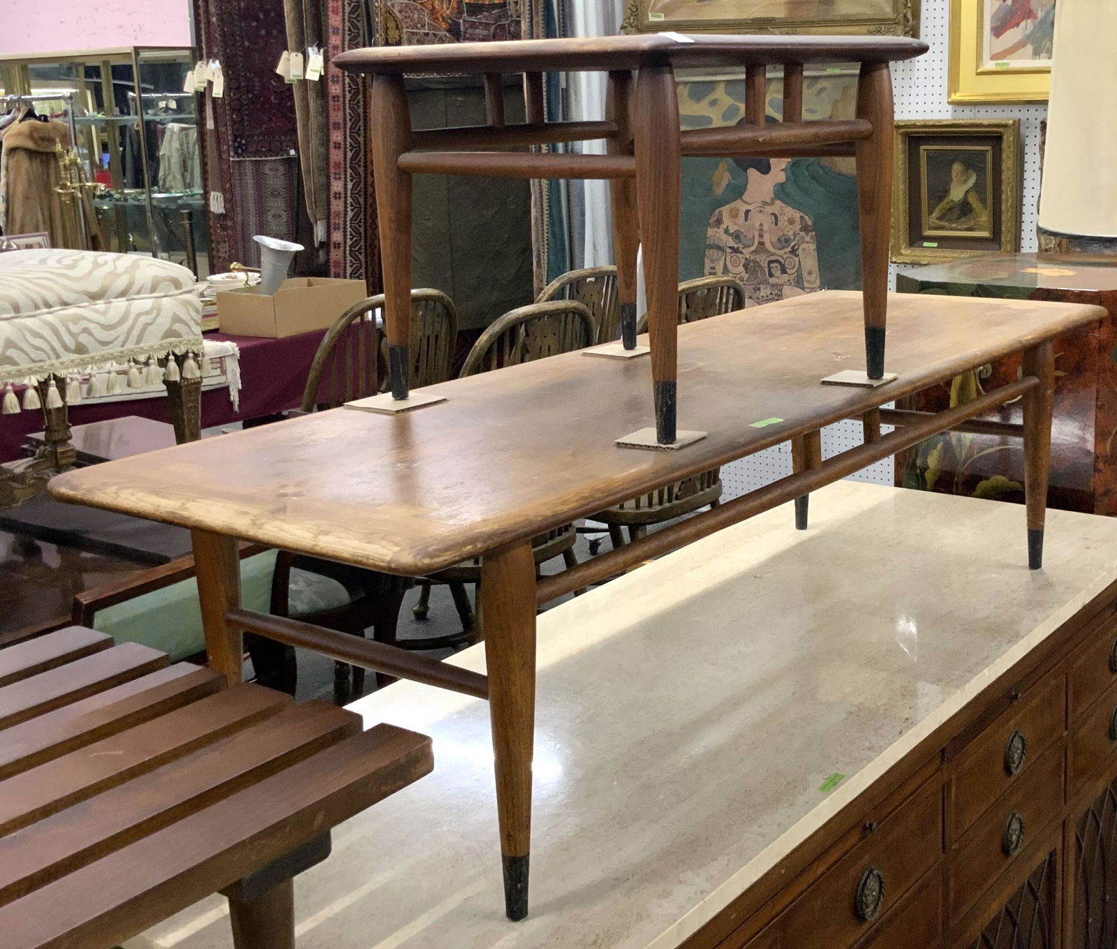 Lot of 2 Mid-Century Modern Lane Acclaim Tables. (1 of 1)