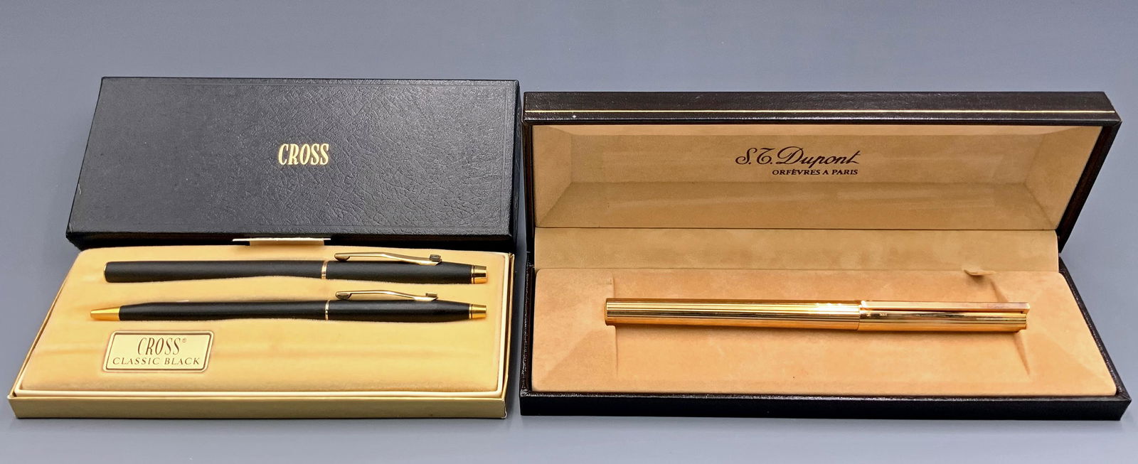 Lot of Vintage Ballpoint Pens: Dupont & Cross. (1 of 3)