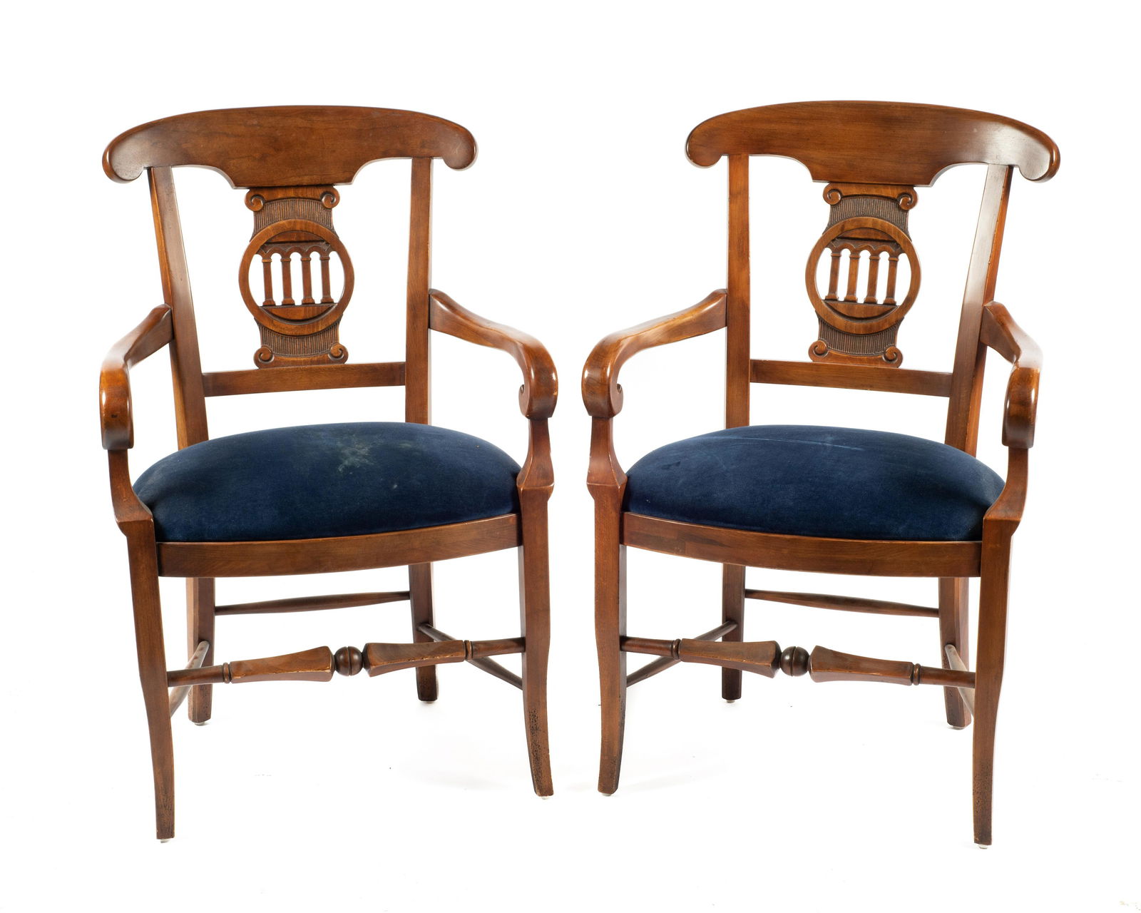 Pair of Henredon Country Neoclassical Style Chairs (1 of 5)