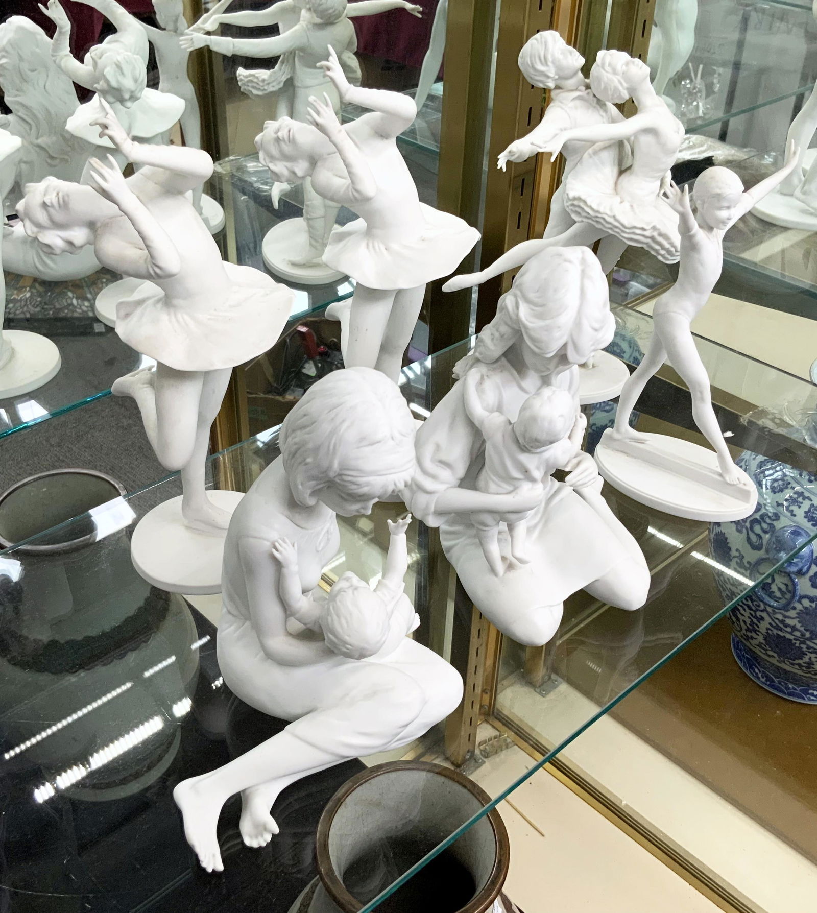 Lot of 6 Kaiser White Bisque Porcelain Figurines. (1 of 3)