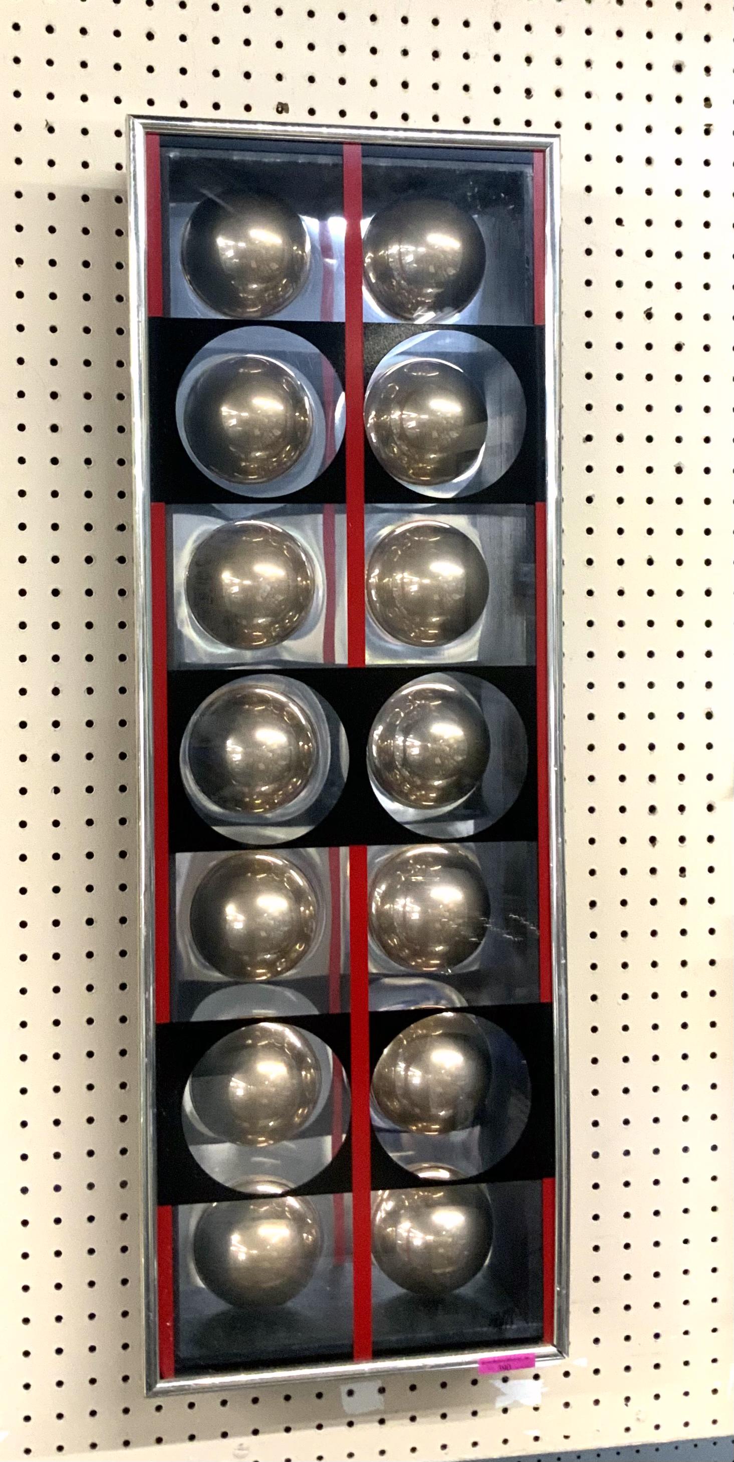 Mid Century Ron Fritts Mirrored Shadowbox. (1 of 1)