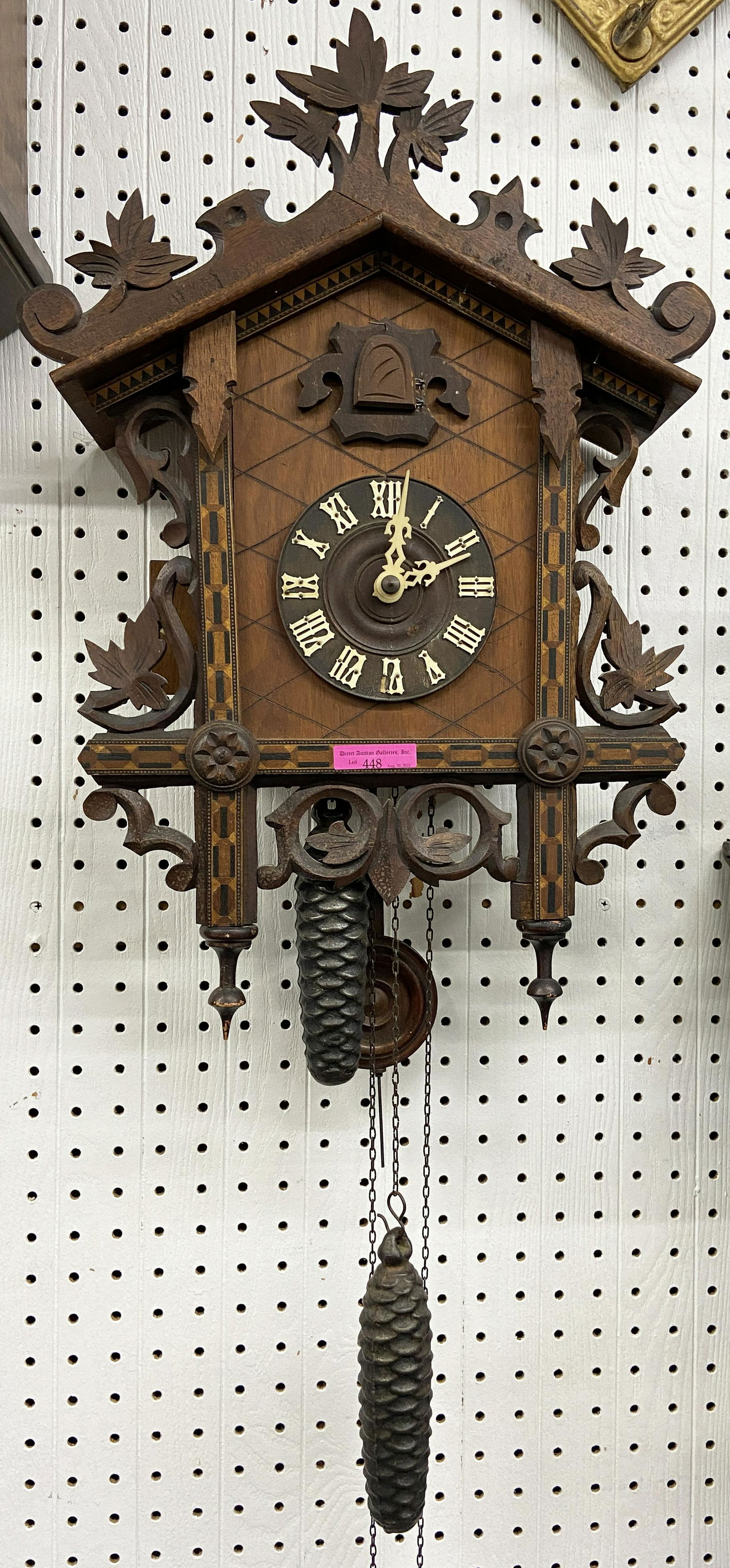 Antique Cuckoo-Style Clock. (1 of 1)