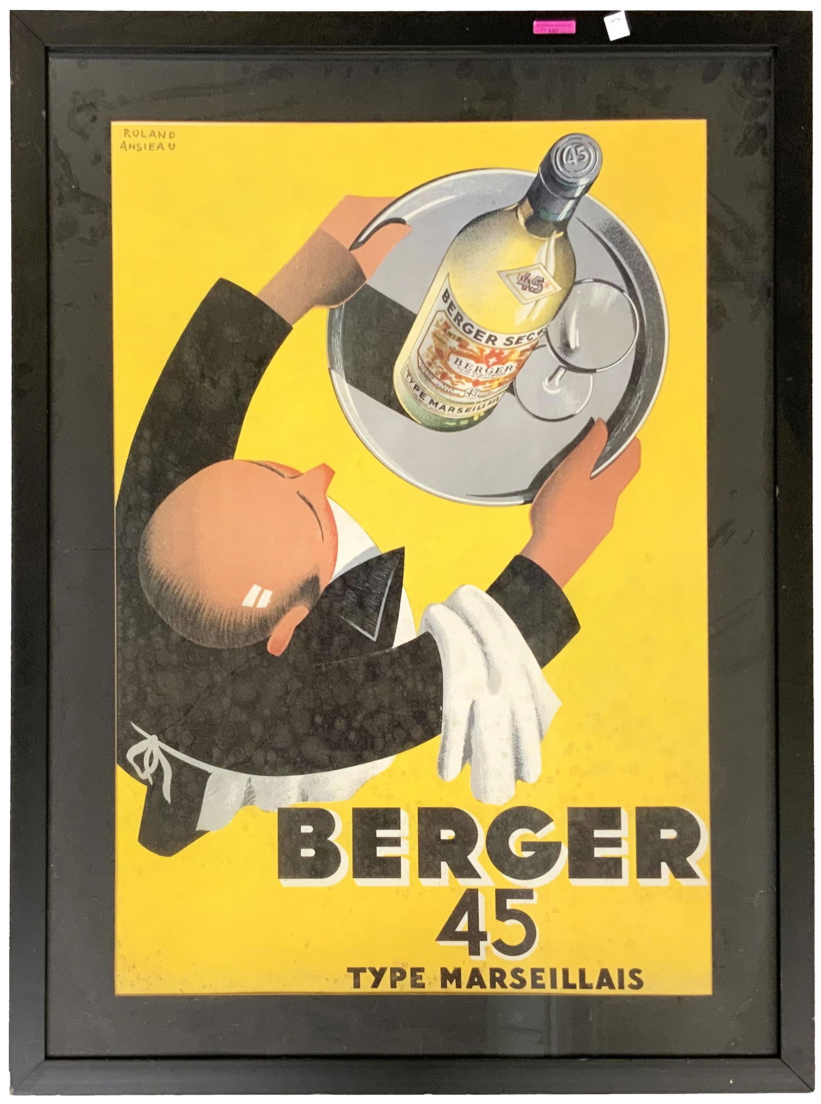 Roland Ansieau "Berger 45 Type Marseillais" Poster (1 of 2)