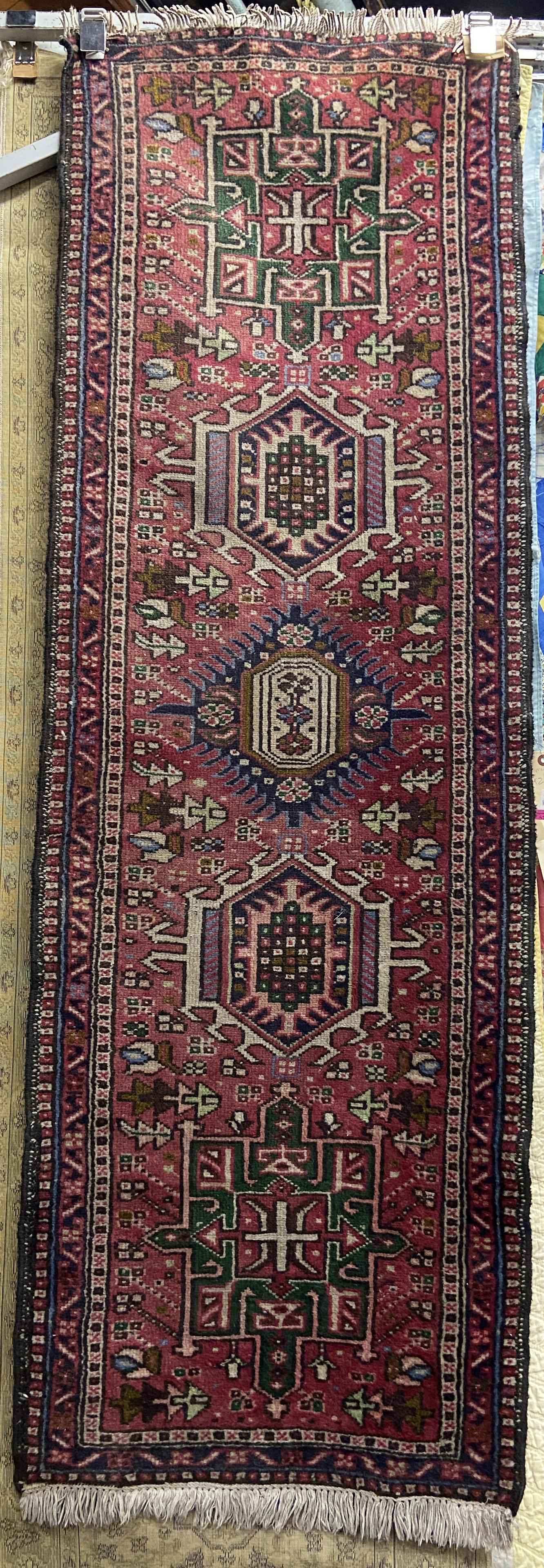 6' by 2' Hand-Made Oriental Runner Rug. (1 of 1)