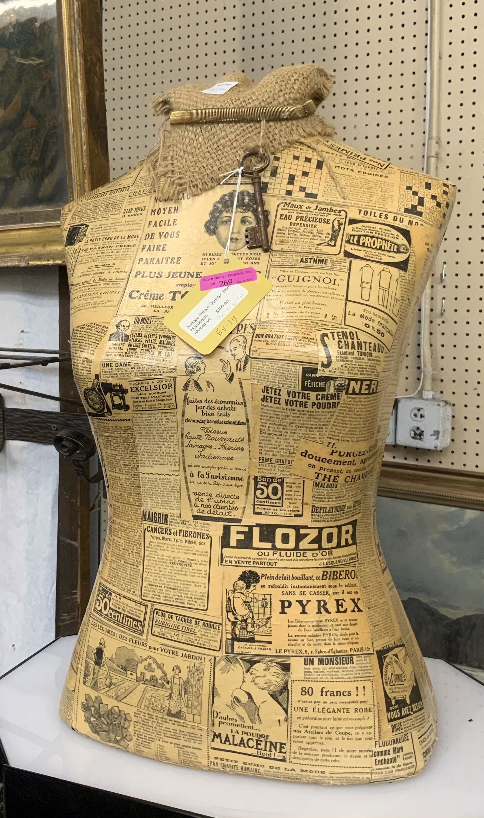 Vintage Female Mannequin Torso. (1 of 1)