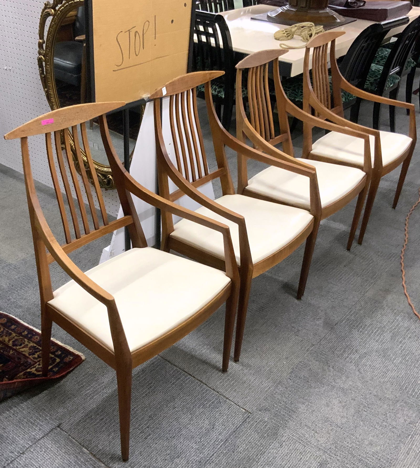 Mid-Century Set of 4 Kipp Stewart Armchairs. (1 of 1)
