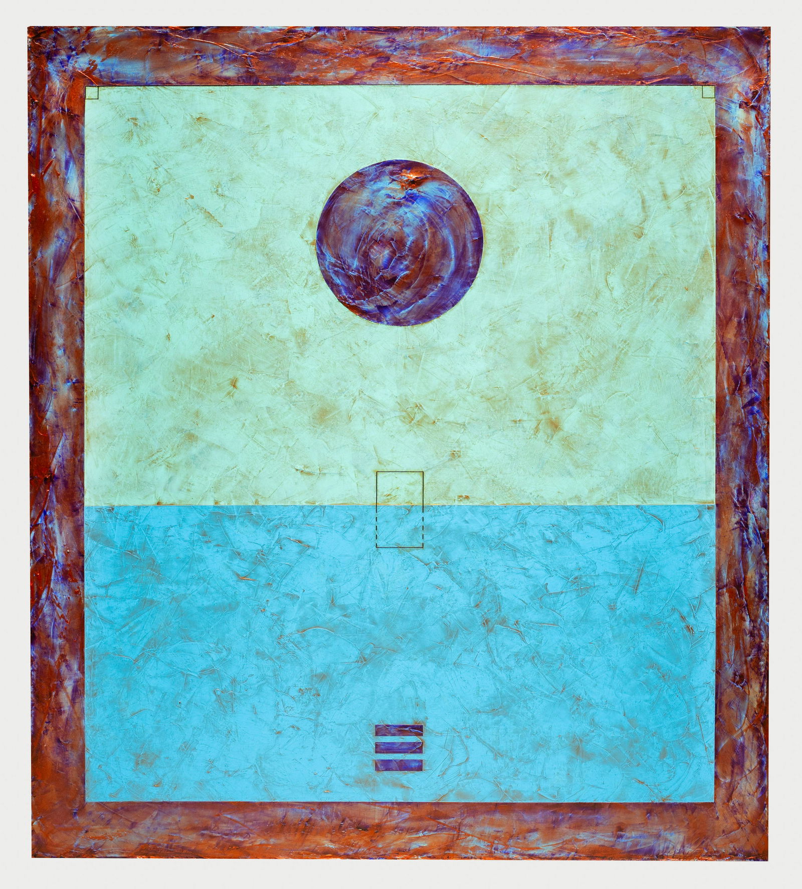 Large Abstract Oil Painting by Cerj Lalonde. (1 of 4)